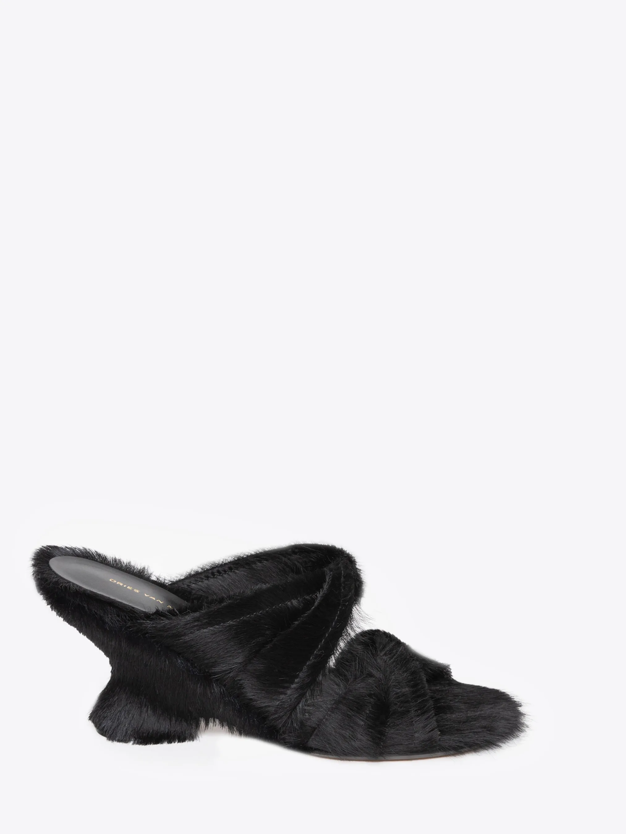 Ponyhair mules sold by Dries Van Noten