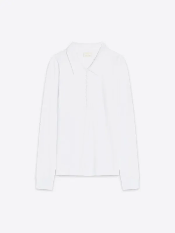 Jersey polo shirt sold by Dries Van Noten