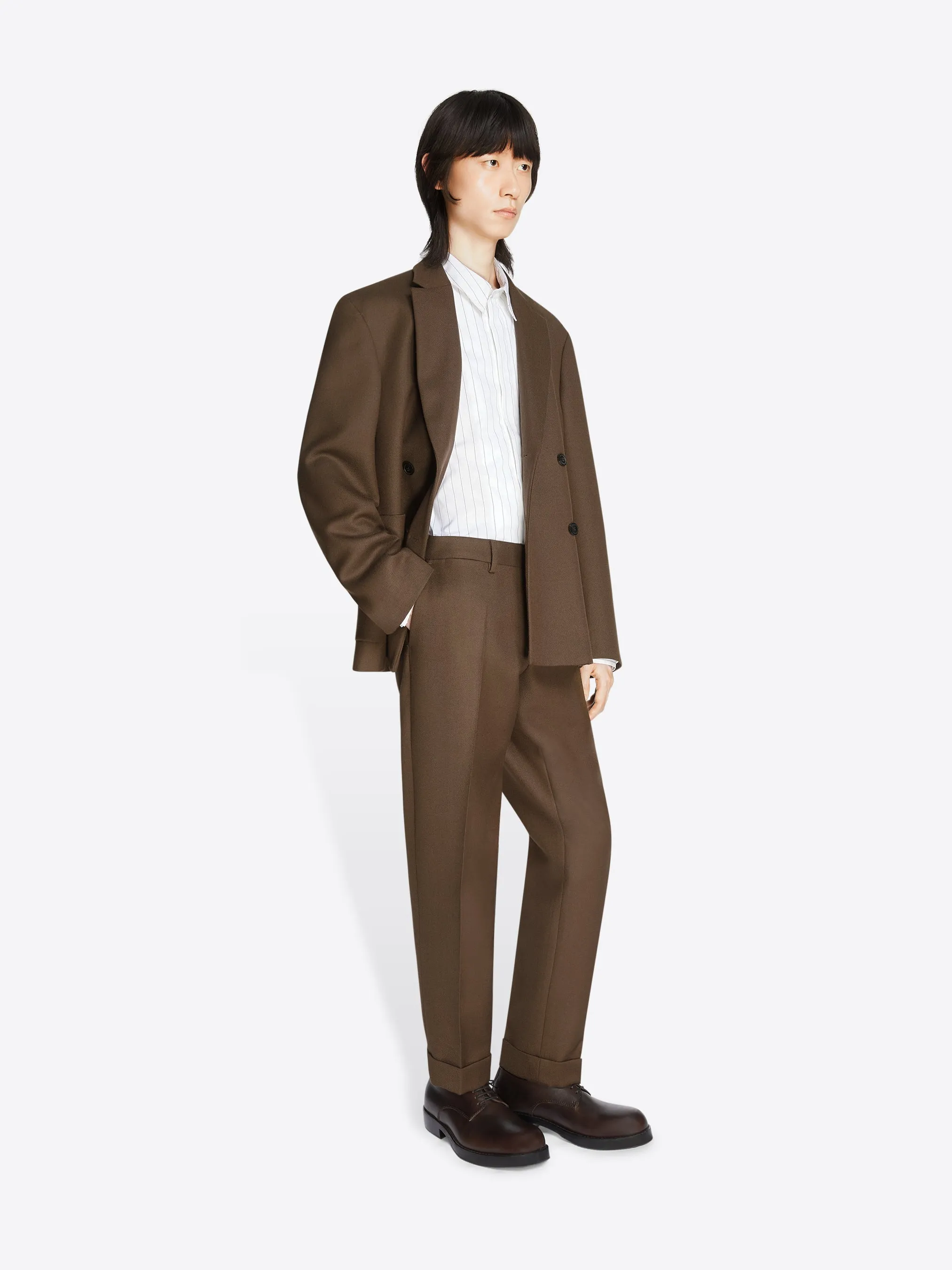 Boxy wool blazer sold by Dries Van Noten product image thumbnail 3