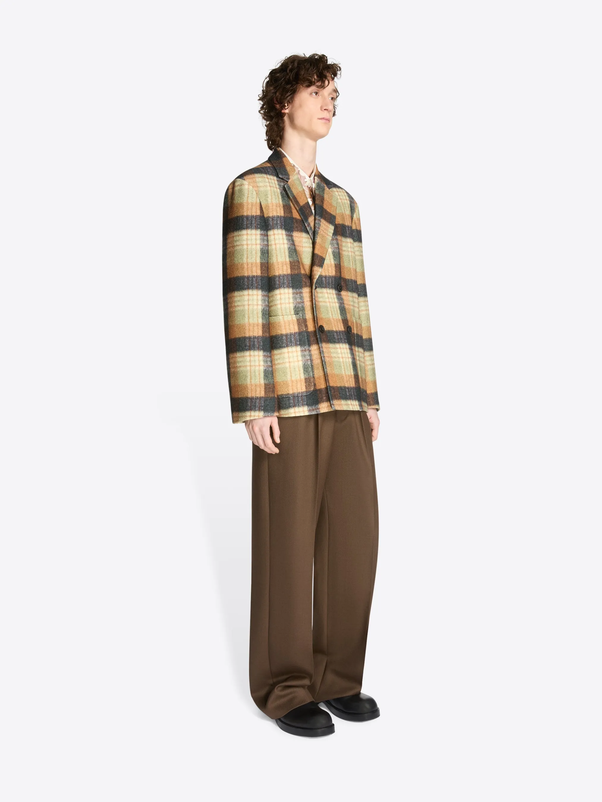 Boxy wool blazer sold by Dries Van Noten product image thumbnail 3