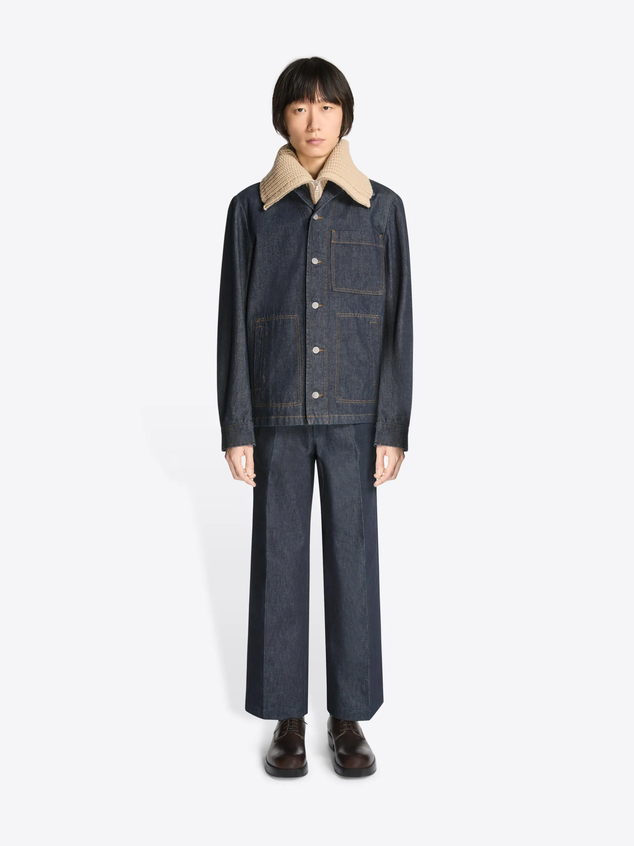 Tailored denim pants sold by Dries Van Noten product image thumbnail 2