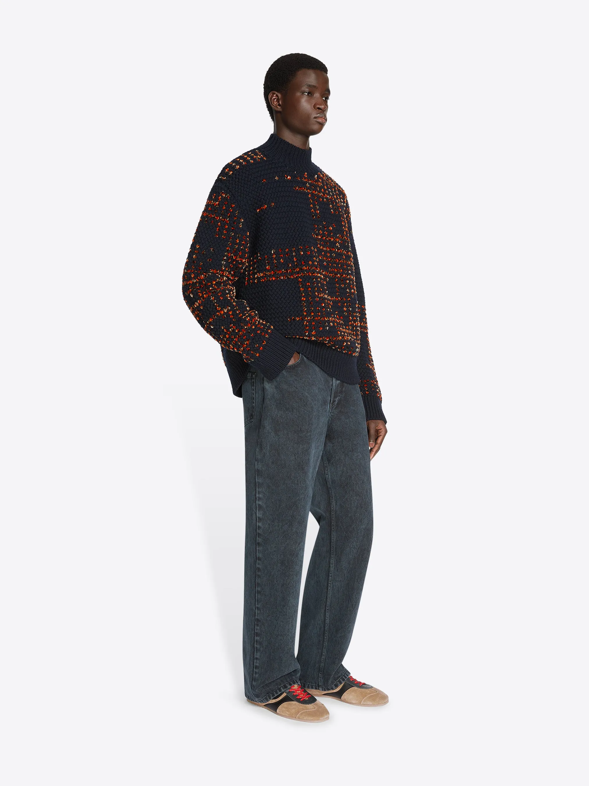 Jacquard wool sweater sold by Dries Van Noten product image thumbnail 3