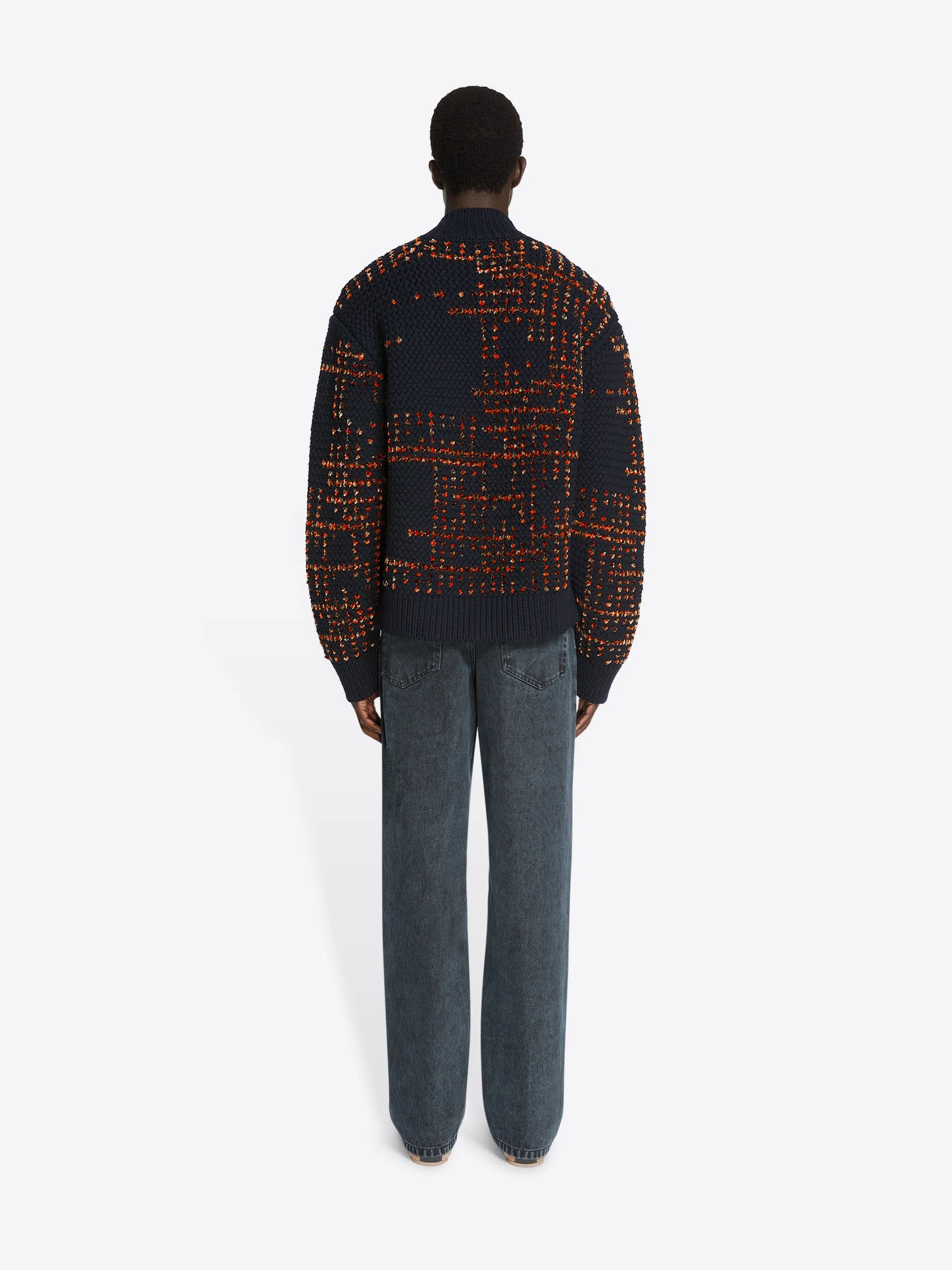Jacquard wool sweater sold by Dries Van Noten product image thumbnail 4