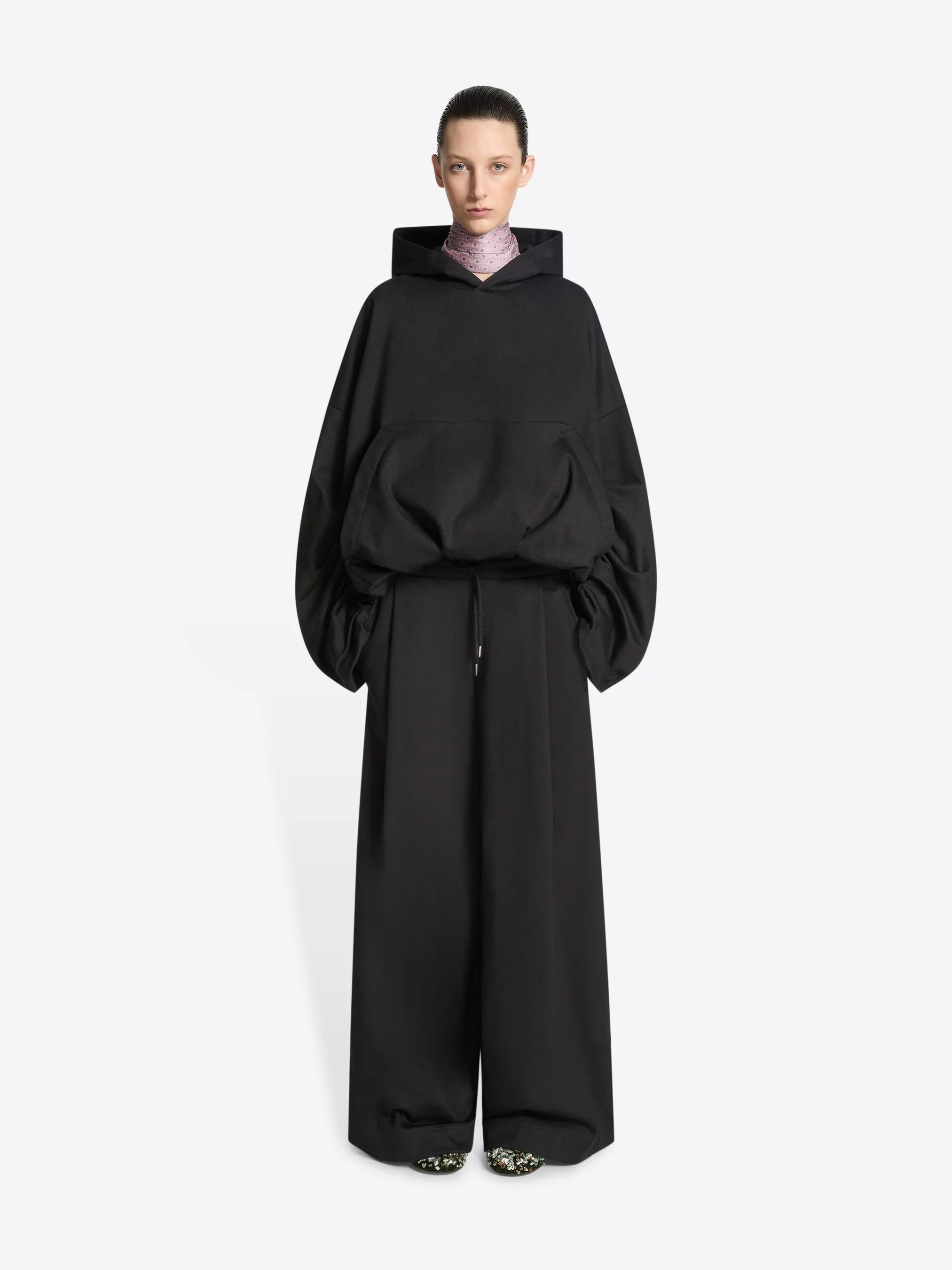 Draped hoodie sold by Dries Van Noten product image thumbnail 2