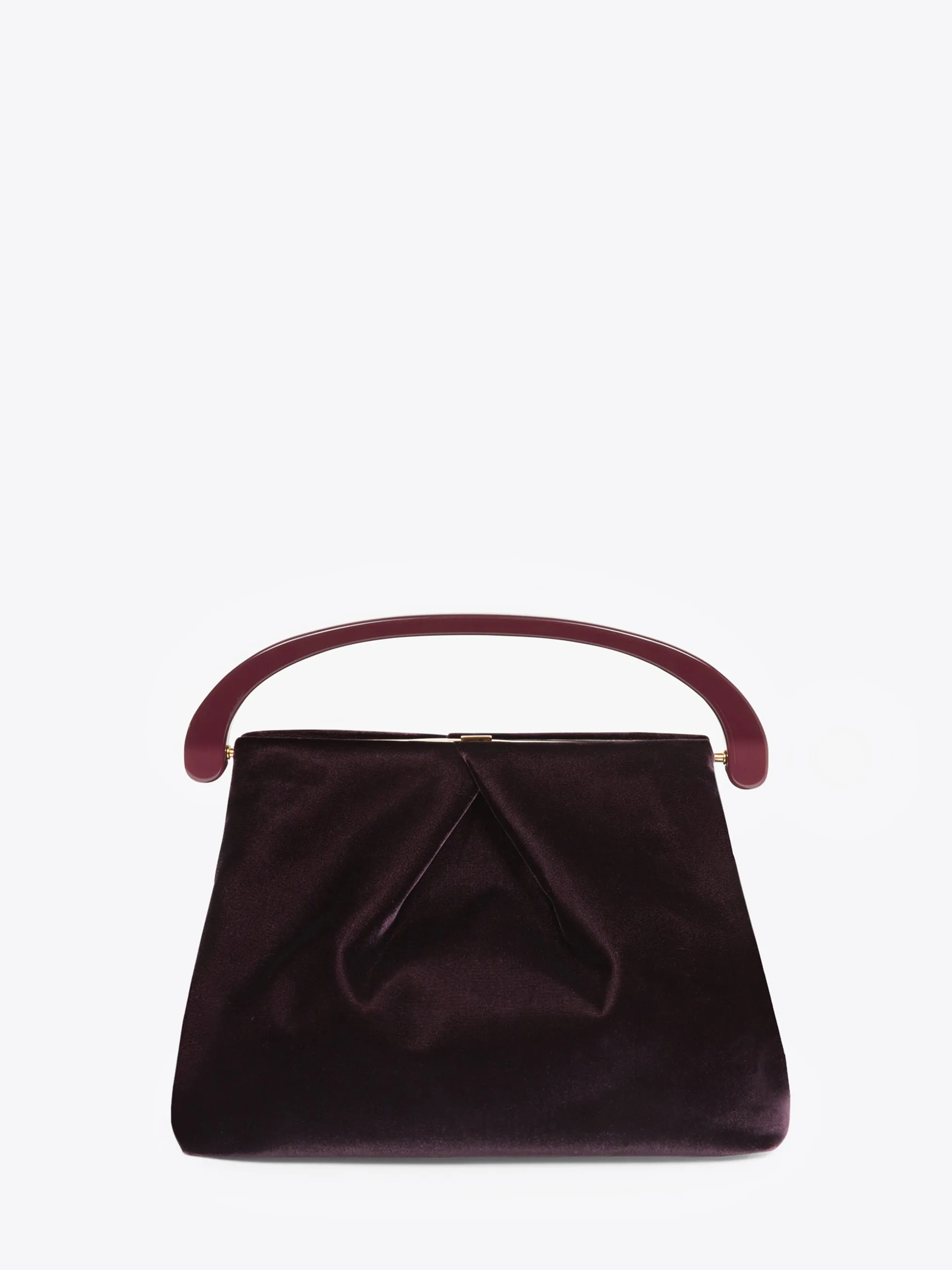 Pleated velvet bag sold by Dries Van Noten