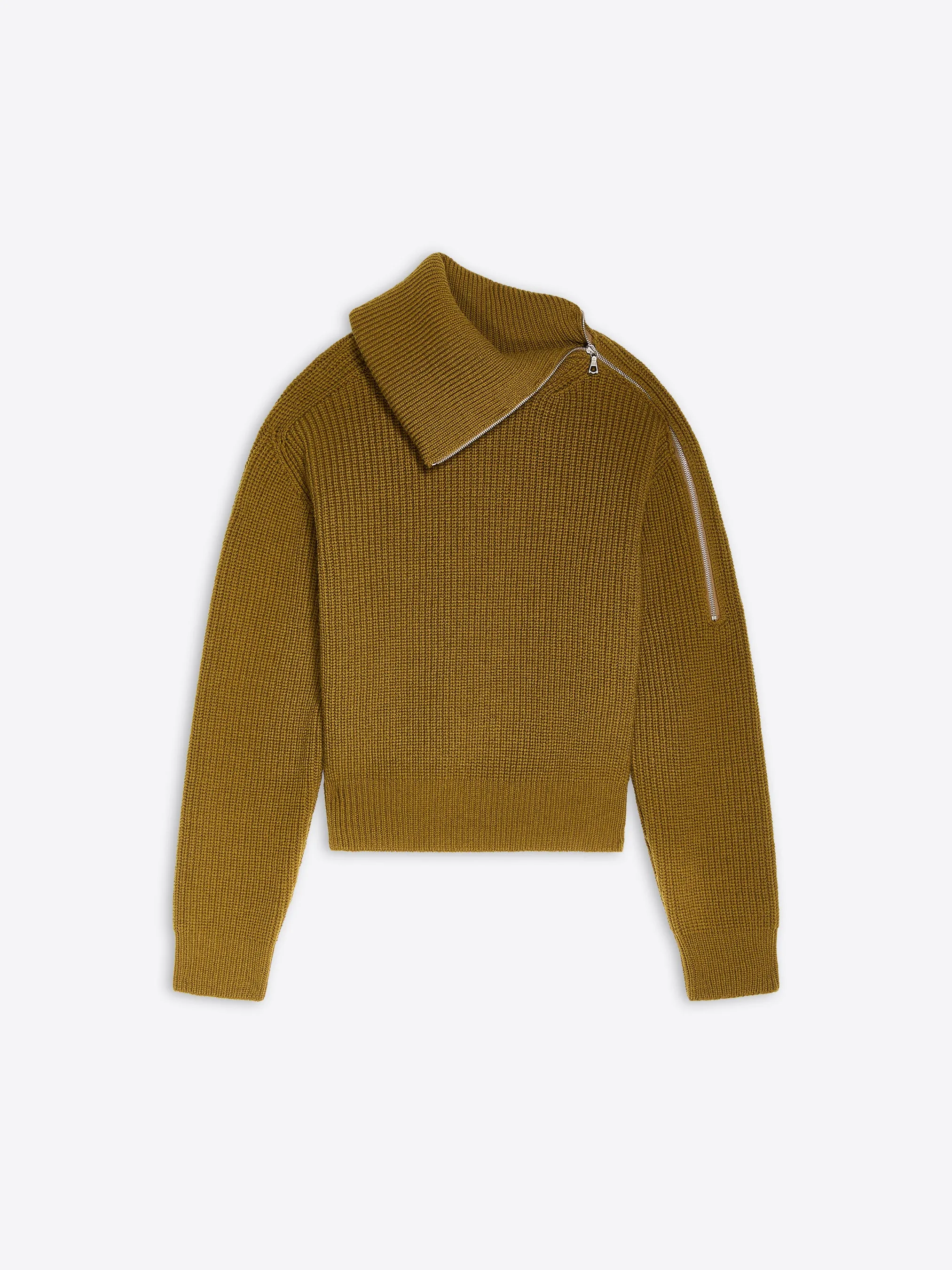 Zipped wool sweater sold by Dries Van Noten