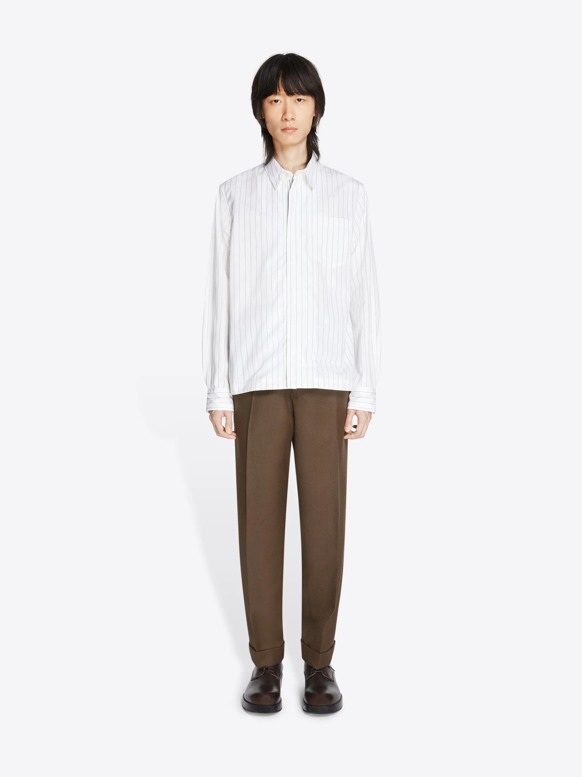 Cotton zip shirt sold by Dries Van Noten product image thumbnail 2