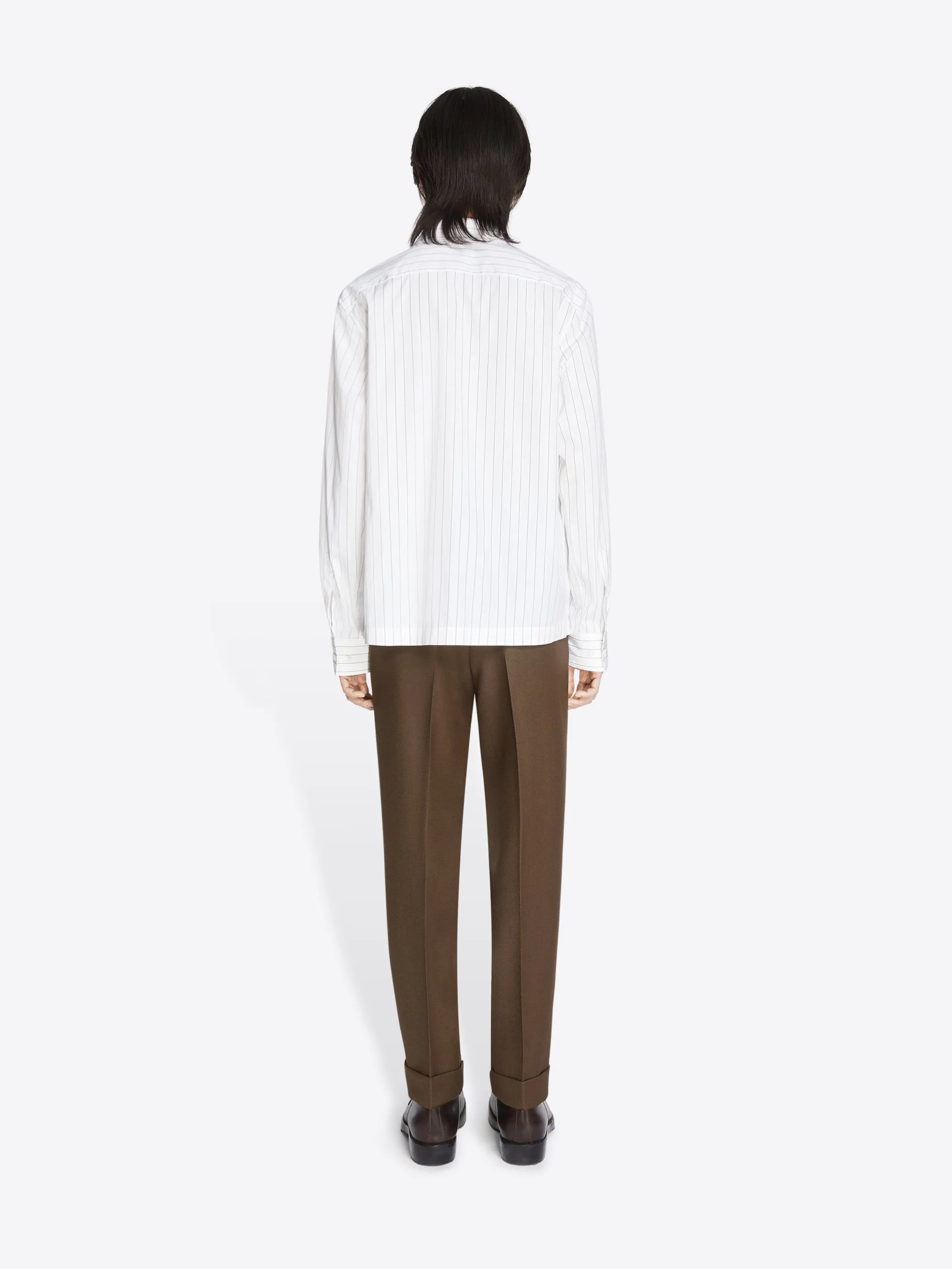 Cotton zip shirt sold by Dries Van Noten product image thumbnail 4