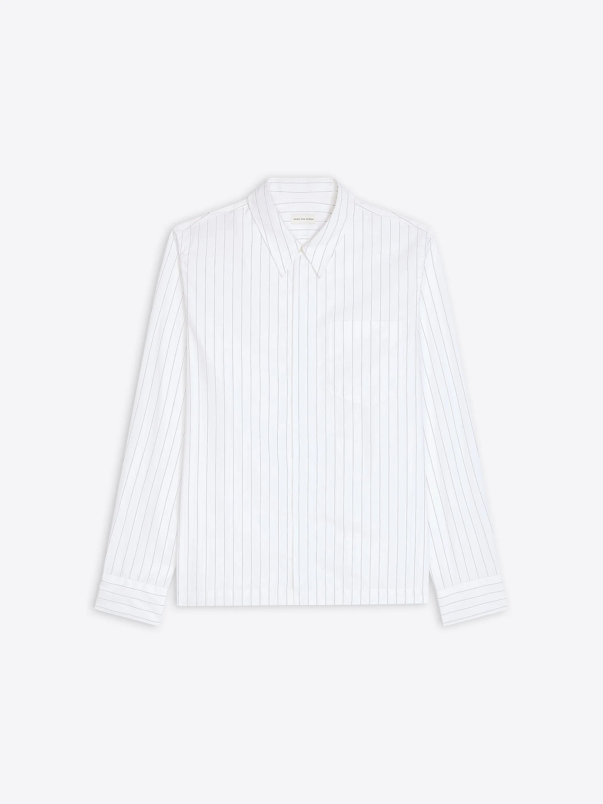 Cotton zip shirt sold by Dries Van Noten
