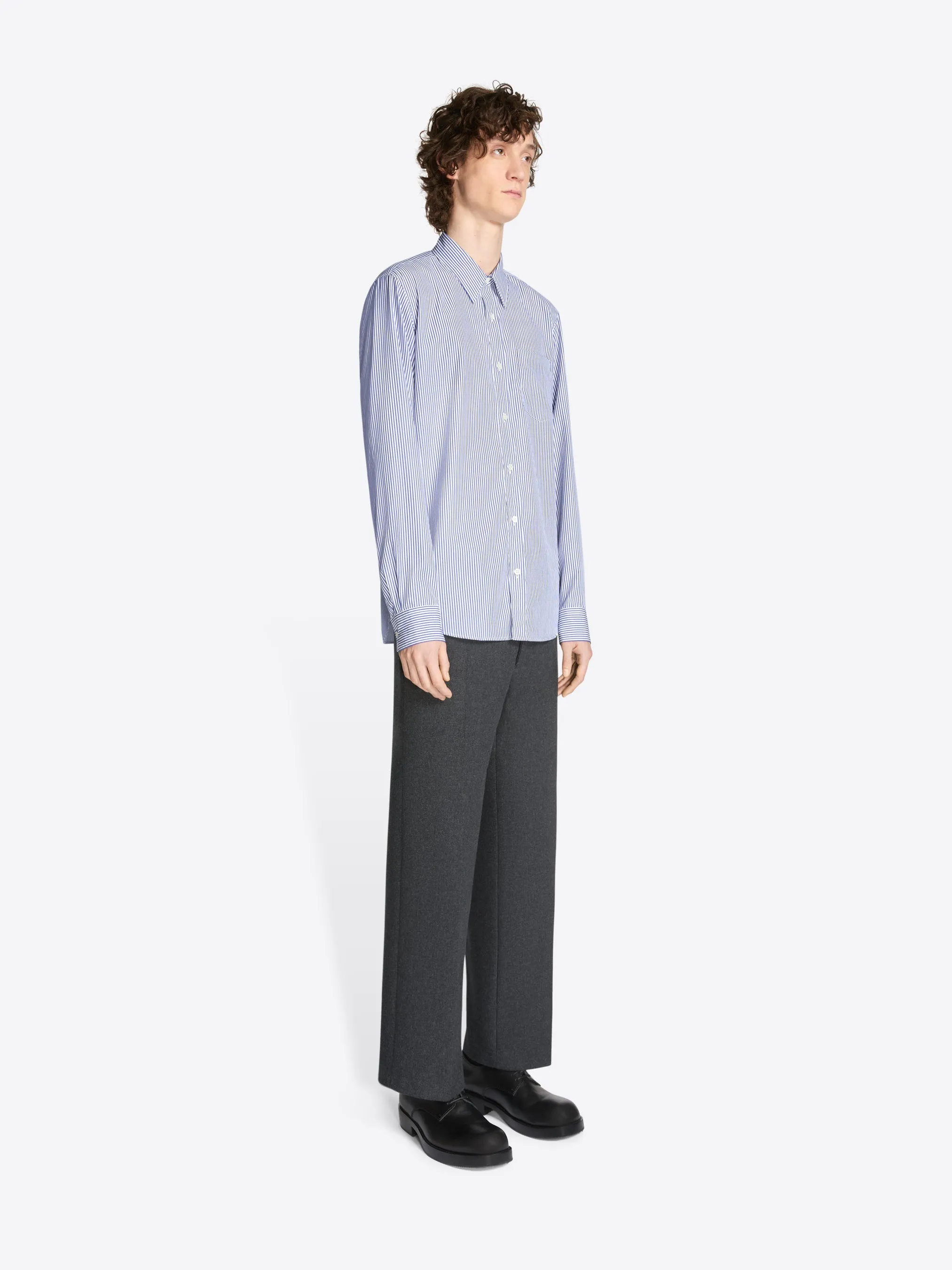Fitted cotton shirt sold by Dries Van Noten product image thumbnail 3