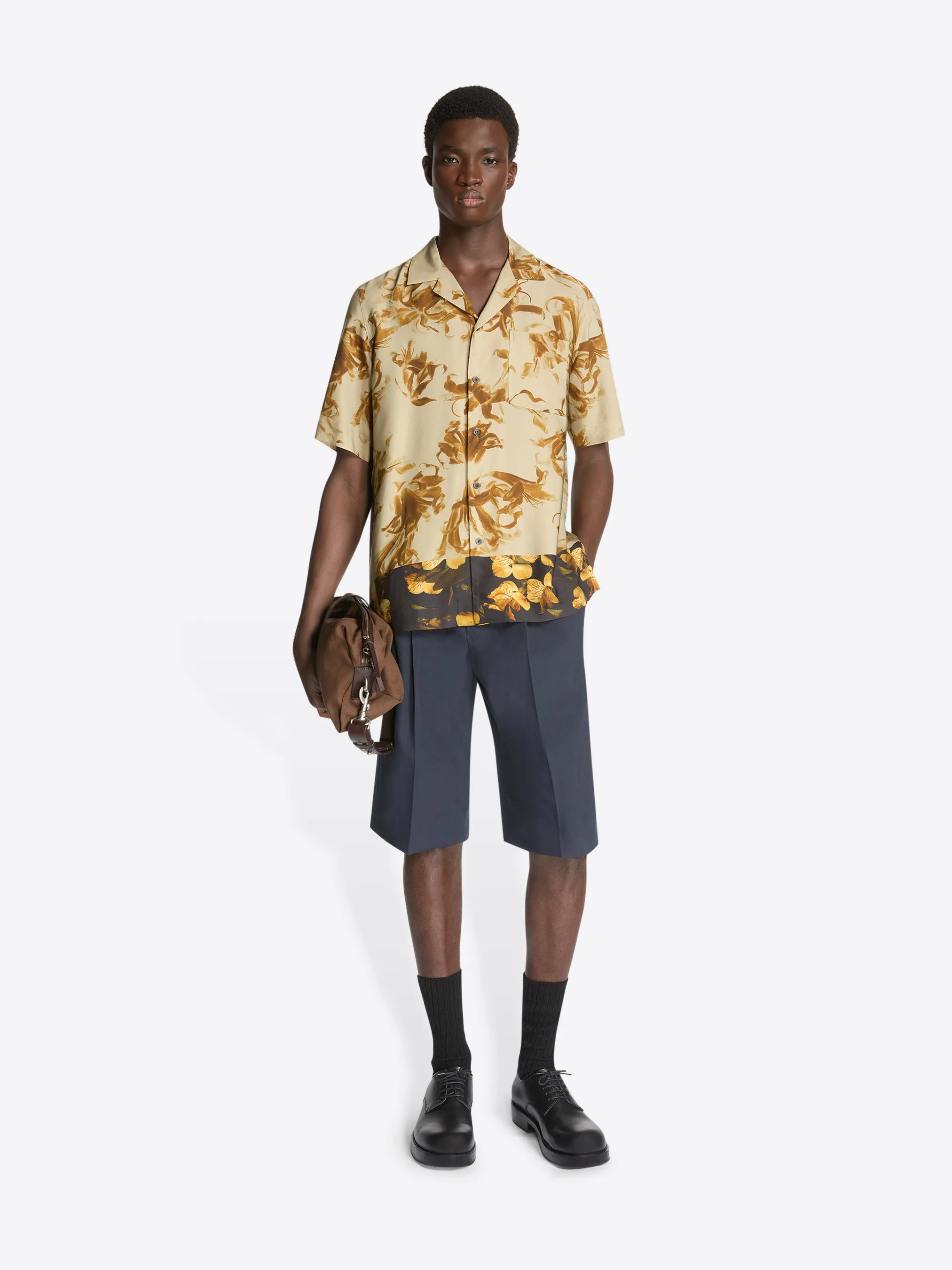 Boxy viscose shirt sold by Dries Van Noten product image thumbnail 2