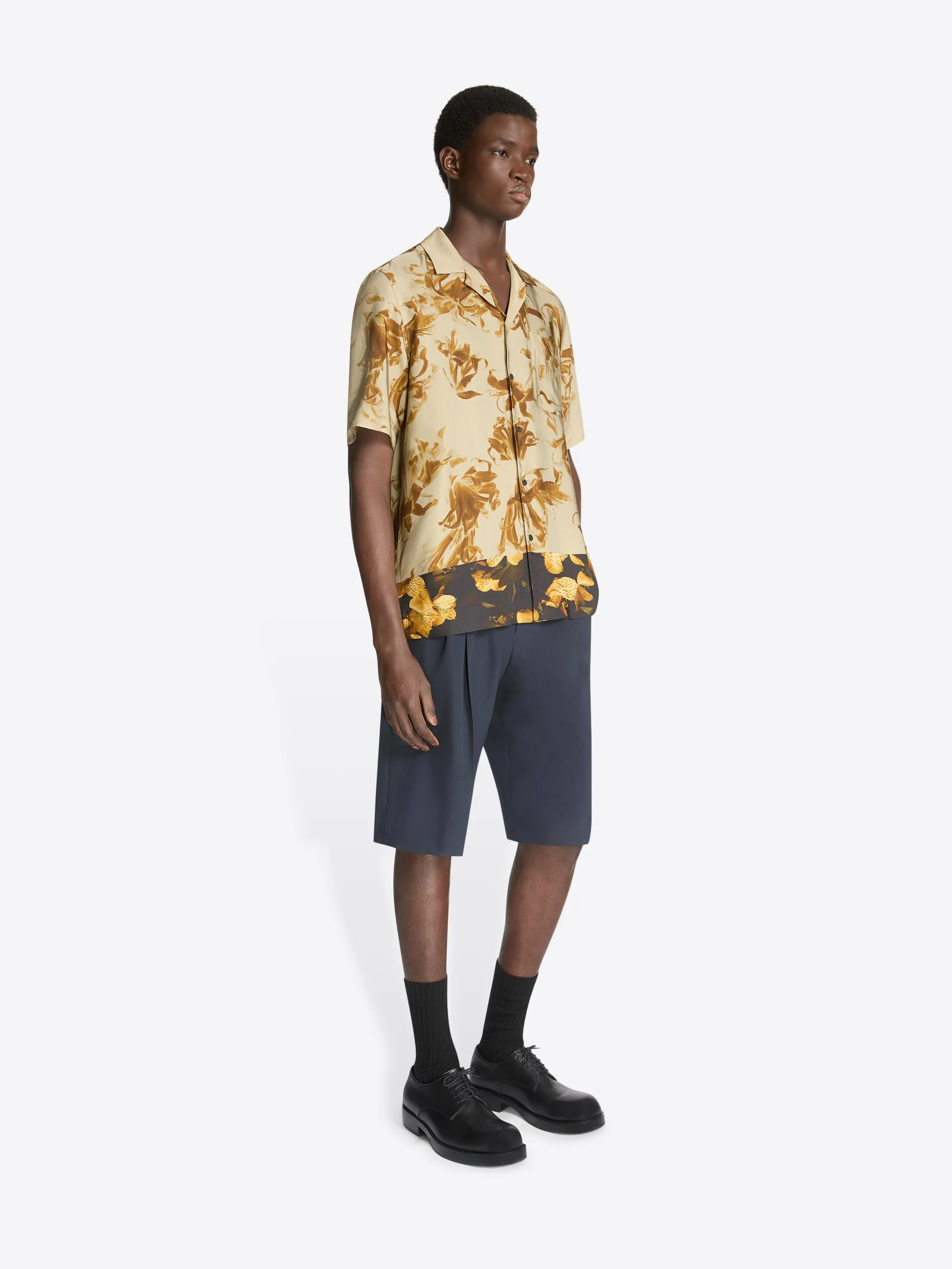 Boxy viscose shirt sold by Dries Van Noten product image thumbnail 3