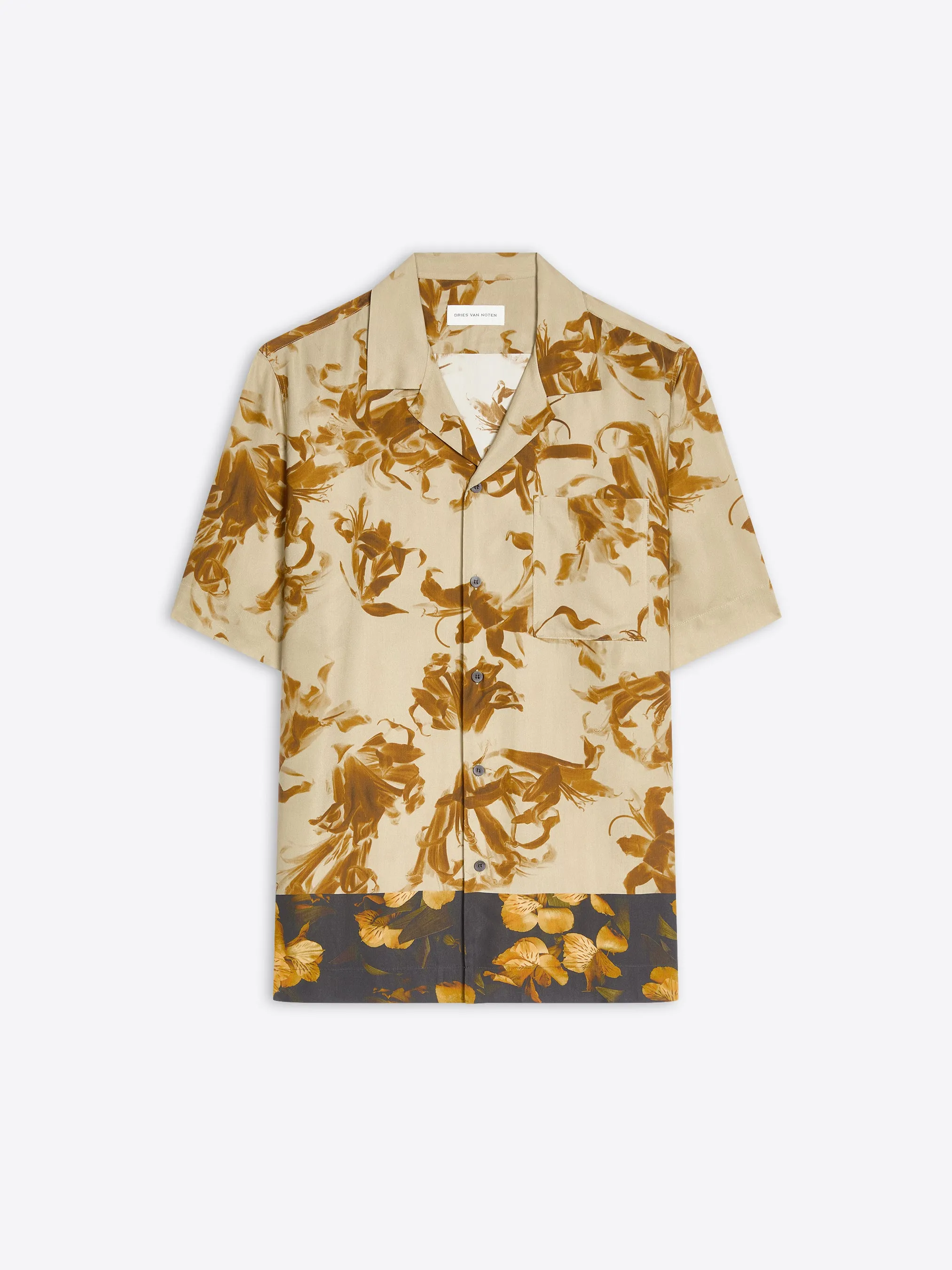 Boxy viscose shirt sold by Dries Van Noten
