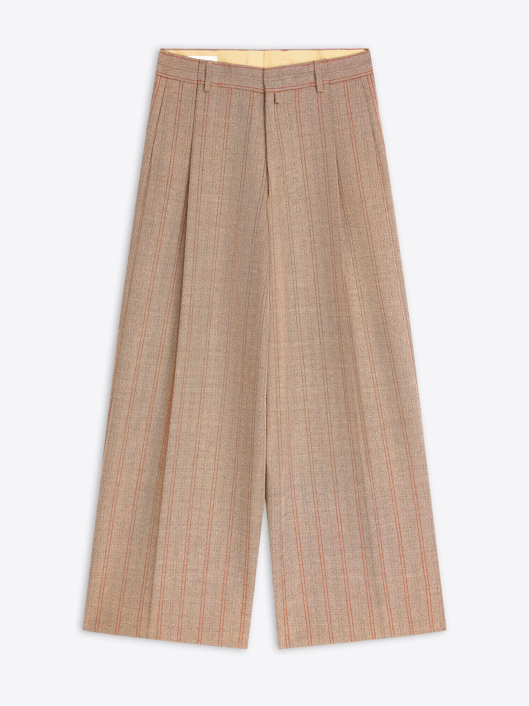 Wide pleated pants sold by Dries Van Noten