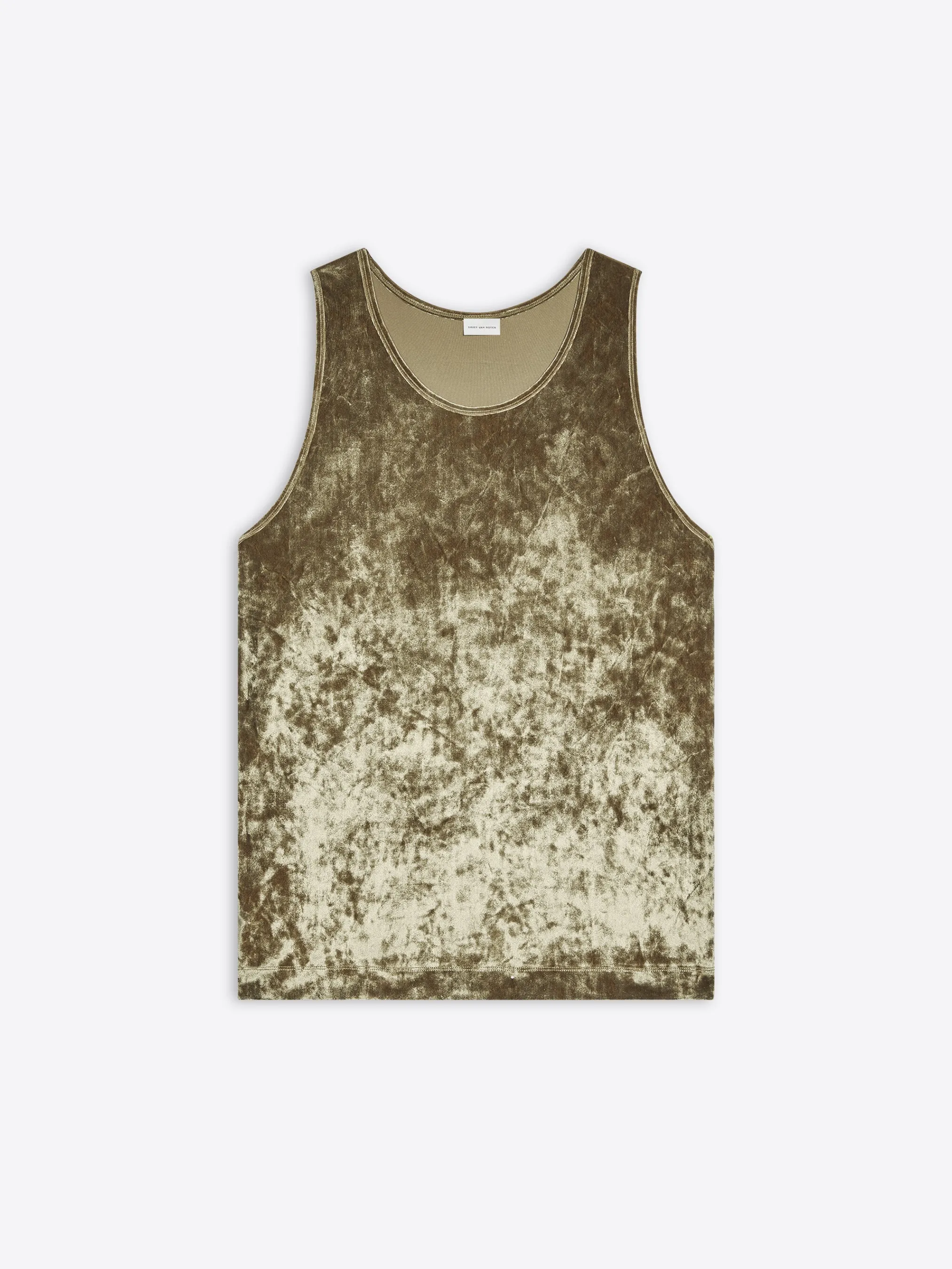 Velvet tank top sold by Dries Van Noten product image thumbnail 5