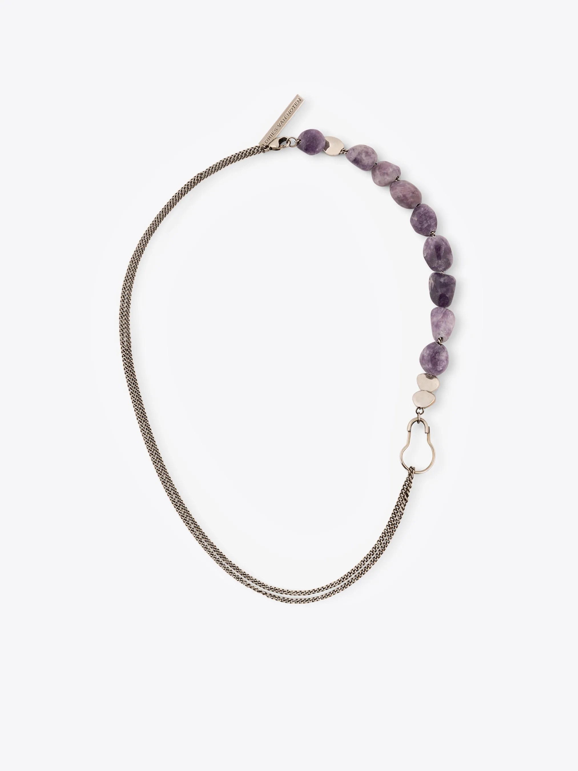 Stone chain necklace sold by Dries Van Noten
