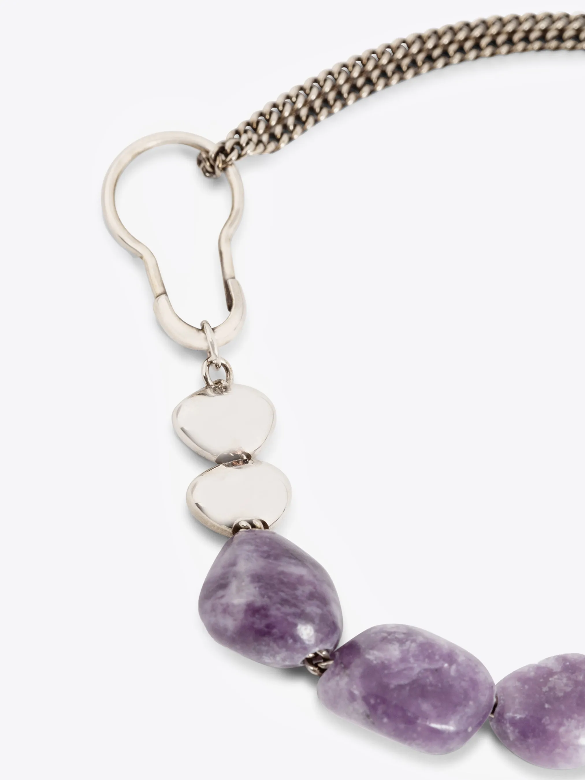 Stone chain necklace sold by Dries Van Noten product image thumbnail 3