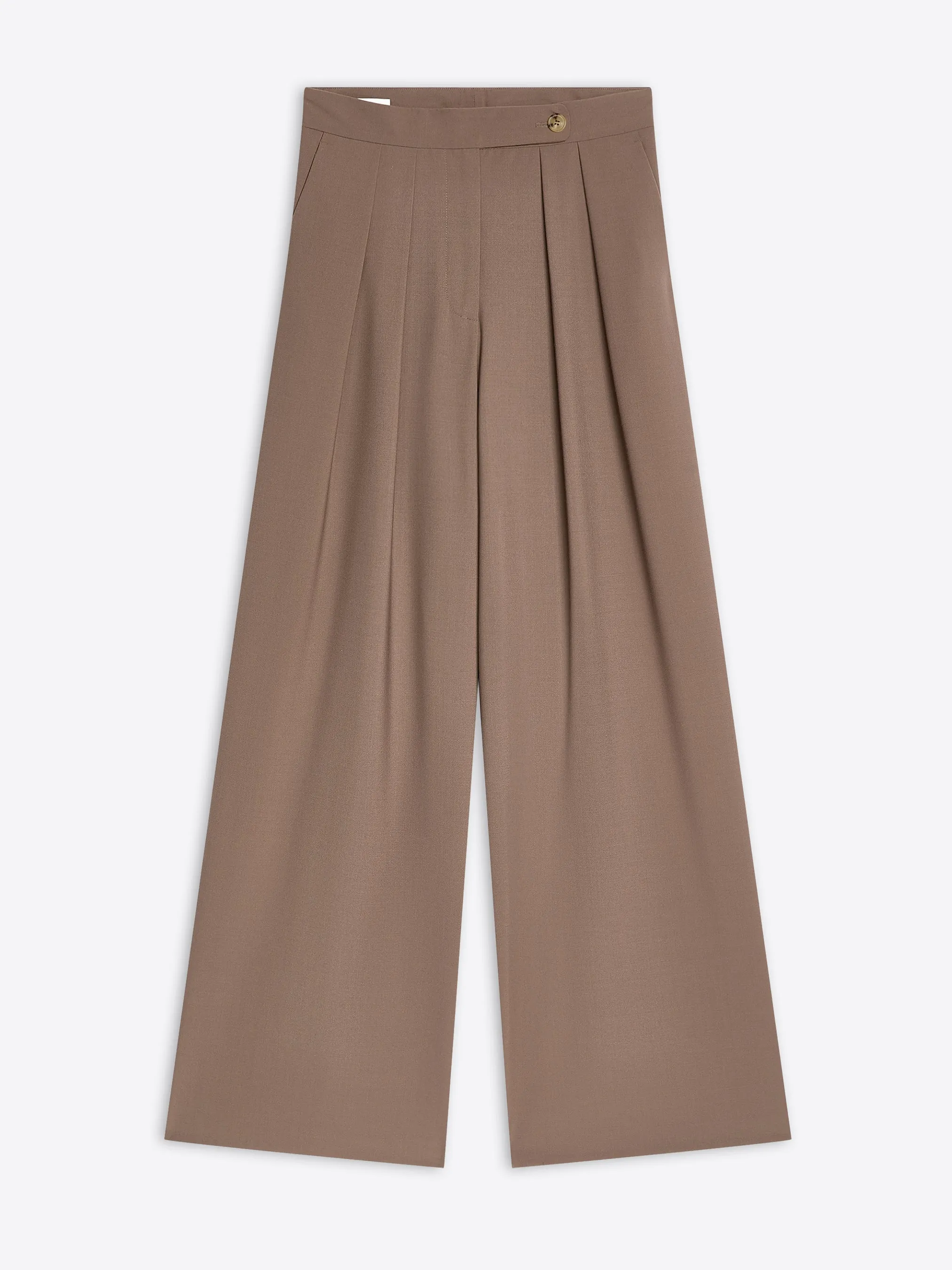 Wide pleated pants sold by Dries Van Noten