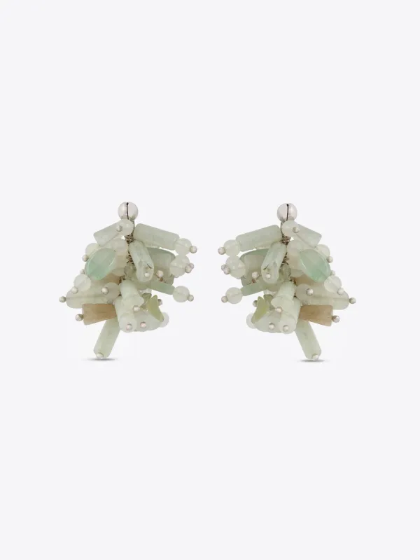 Embroidered earrings sold by Dries Van Noten