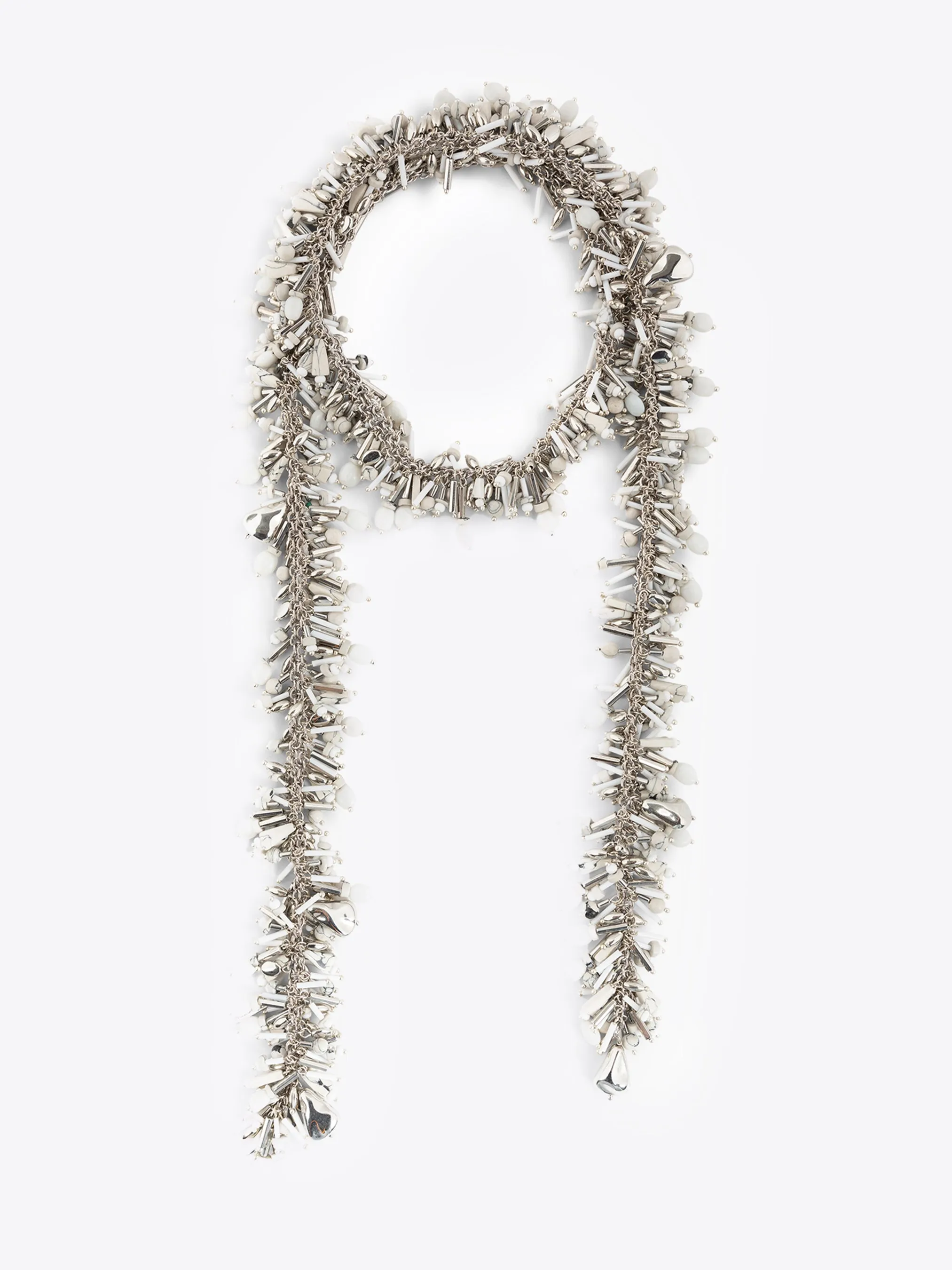 Embroidered scarf necklace sold by Dries Van Noten product image thumbnail 2