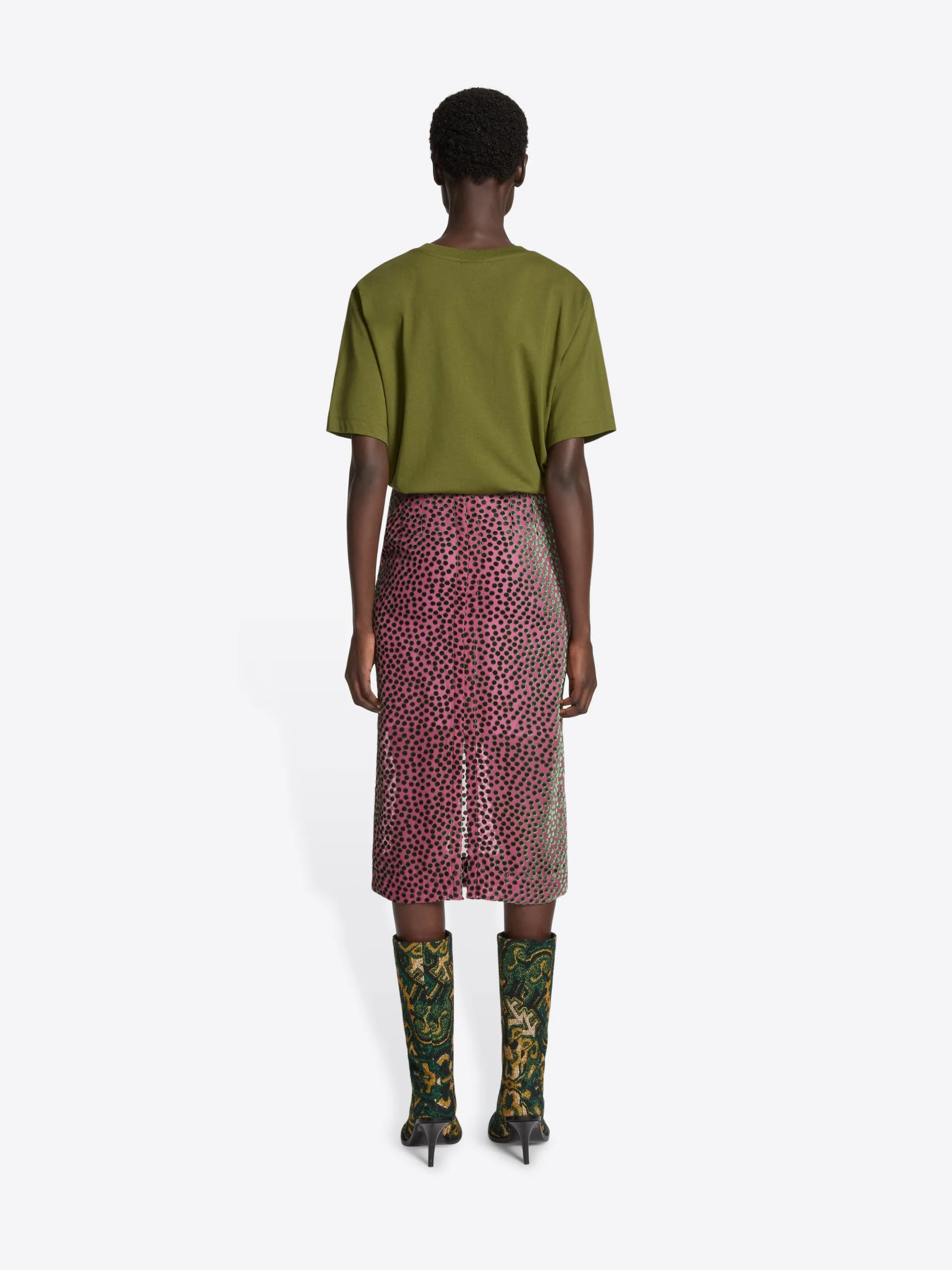 Devoré skirt sold by Dries Van Noten product image thumbnail 4