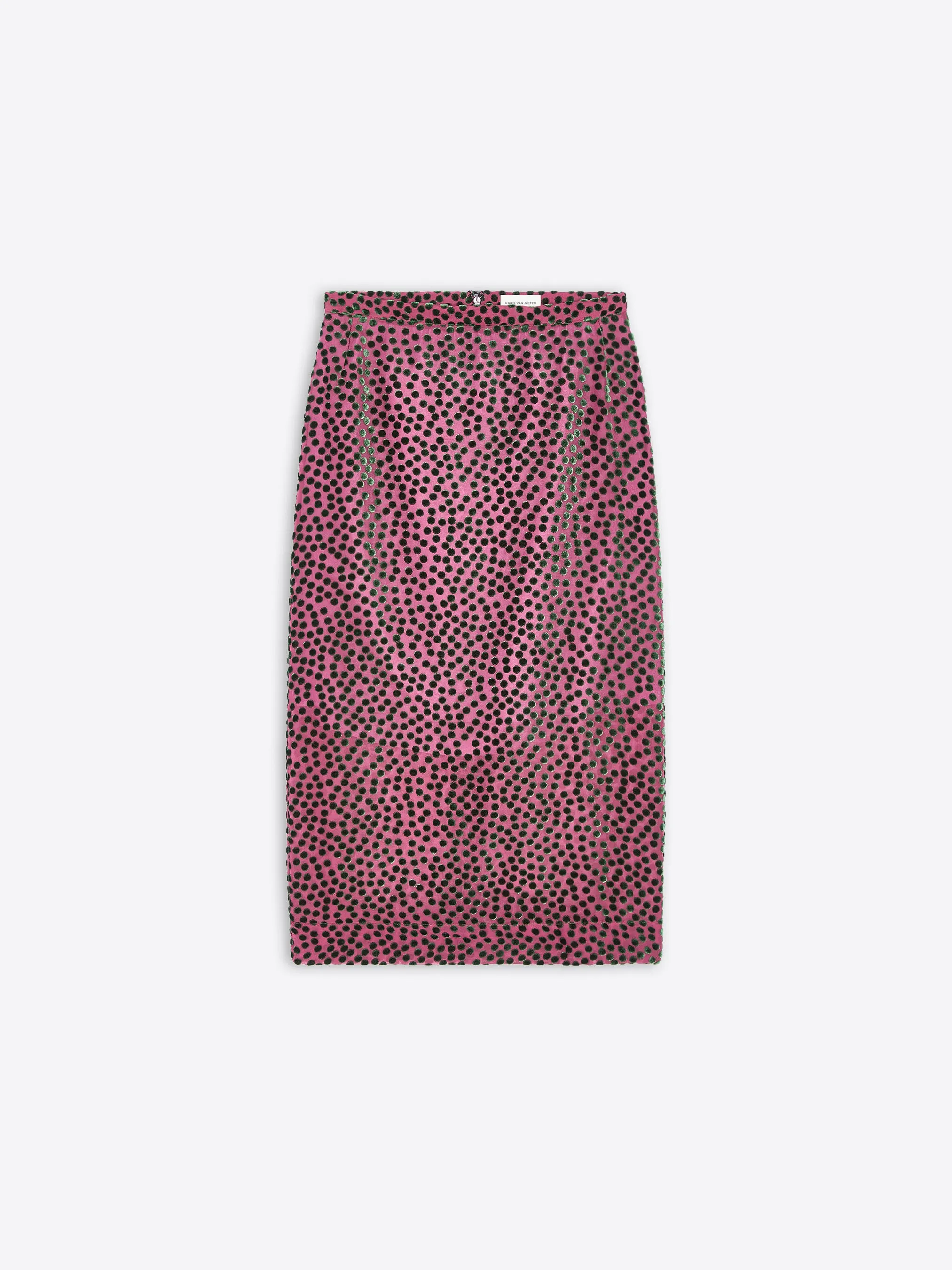 Devoré skirt sold by Dries Van Noten