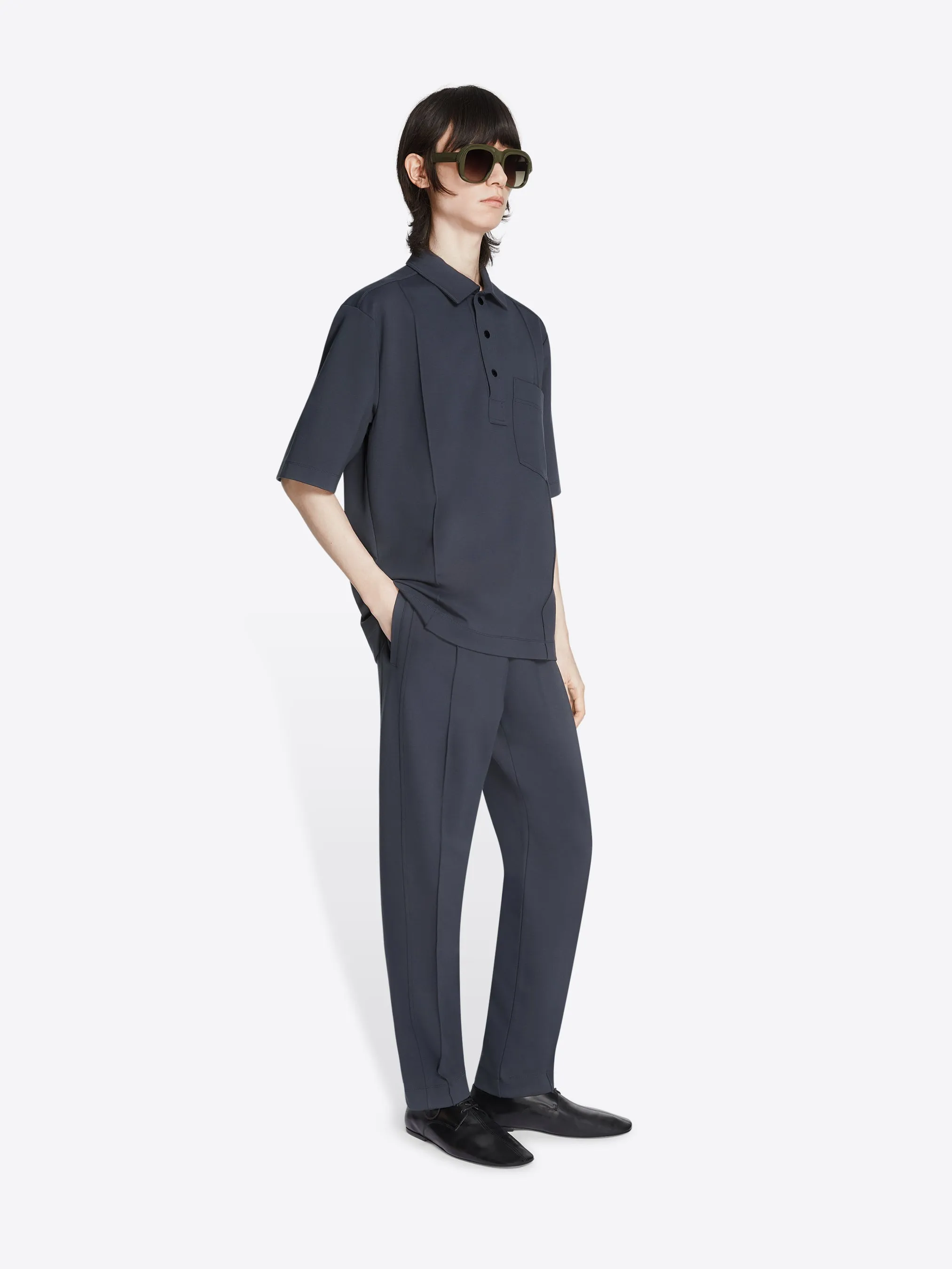 Viscose polo shirt sold by Dries Van Noten product image thumbnail 3