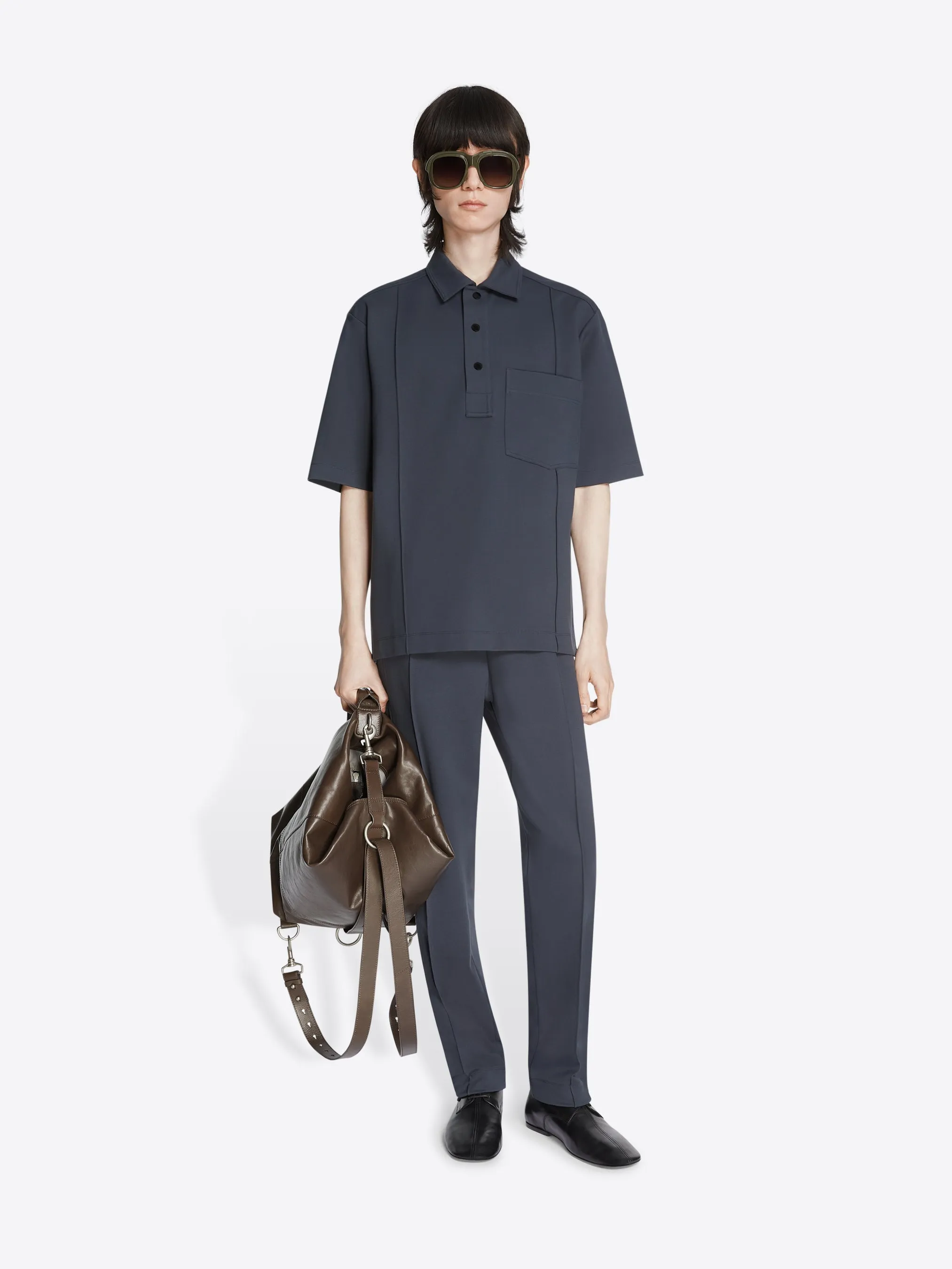 Viscose polo shirt sold by Dries Van Noten product image thumbnail 2