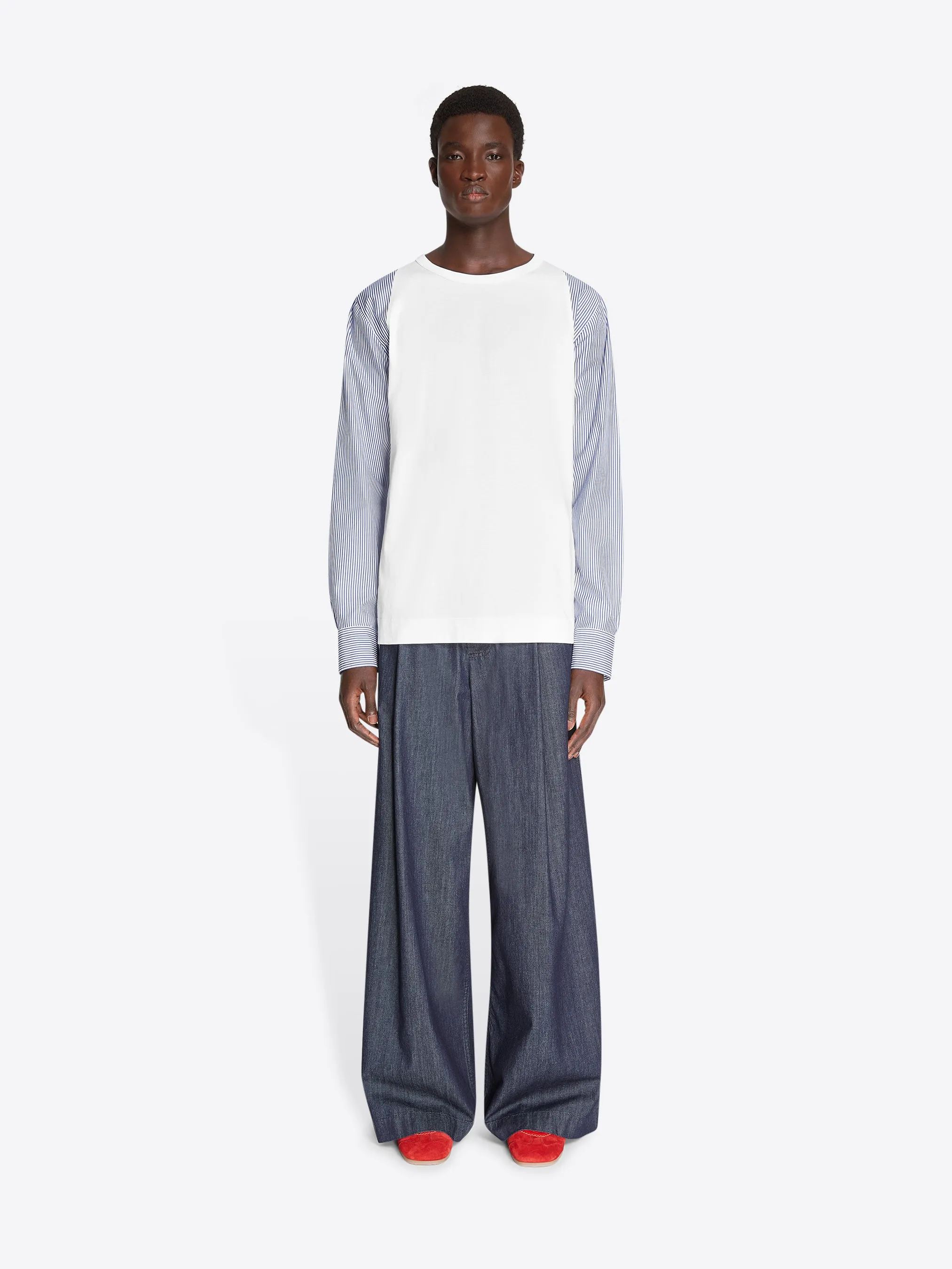 Contrast sleeves tee sold by Dries Van Noten product image thumbnail 2