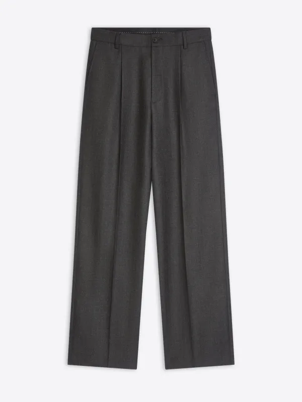 Straight wool pants sold by Dries Van Noten