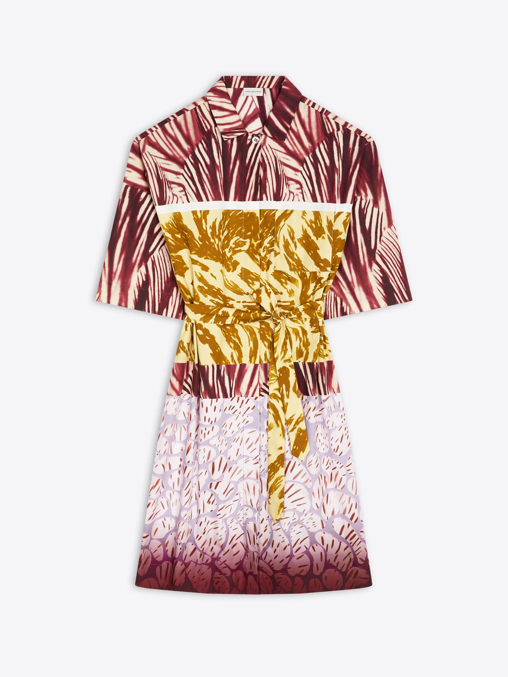 Cotton shirt dress sold by Dries Van Noten