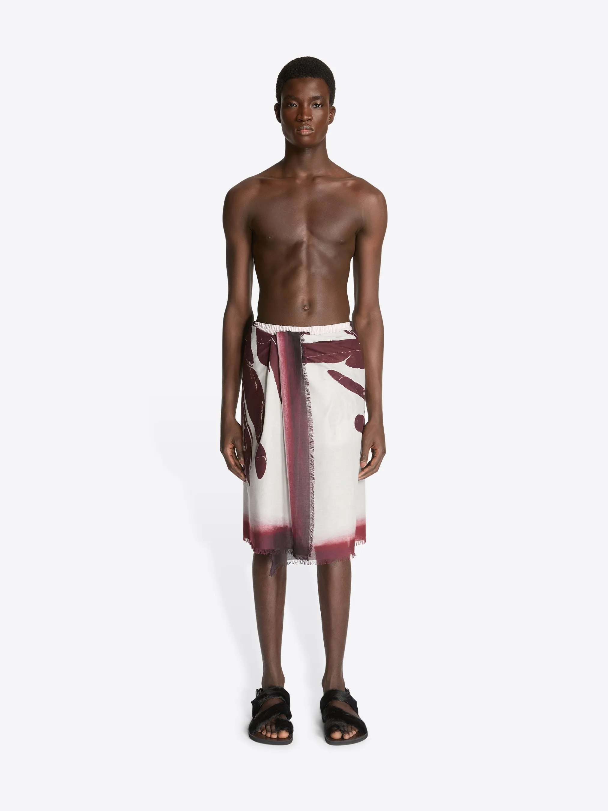 Cotton pareo scarf sold by Dries Van Noten product image thumbnail 2