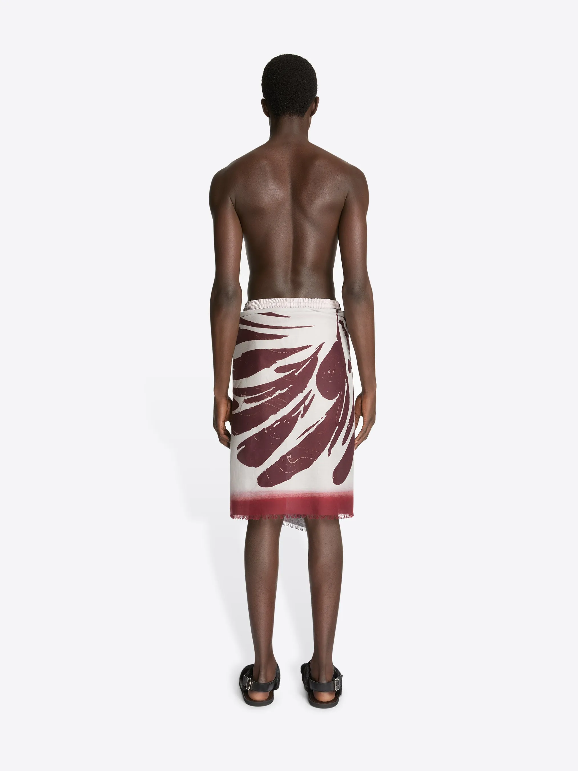 Cotton pareo scarf sold by Dries Van Noten product image thumbnail 4