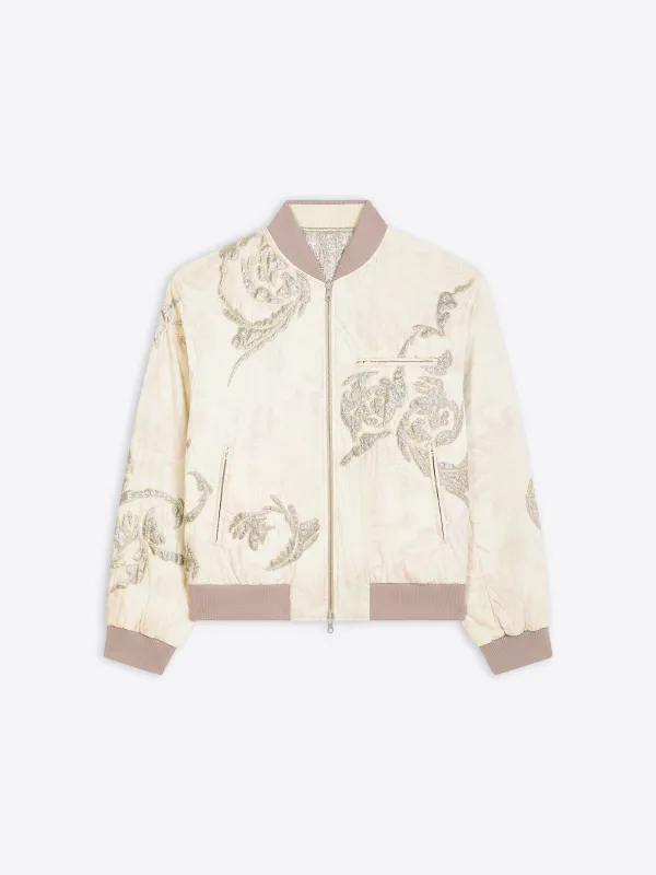Reversible embroidered bomber sold by Dries Van Noten