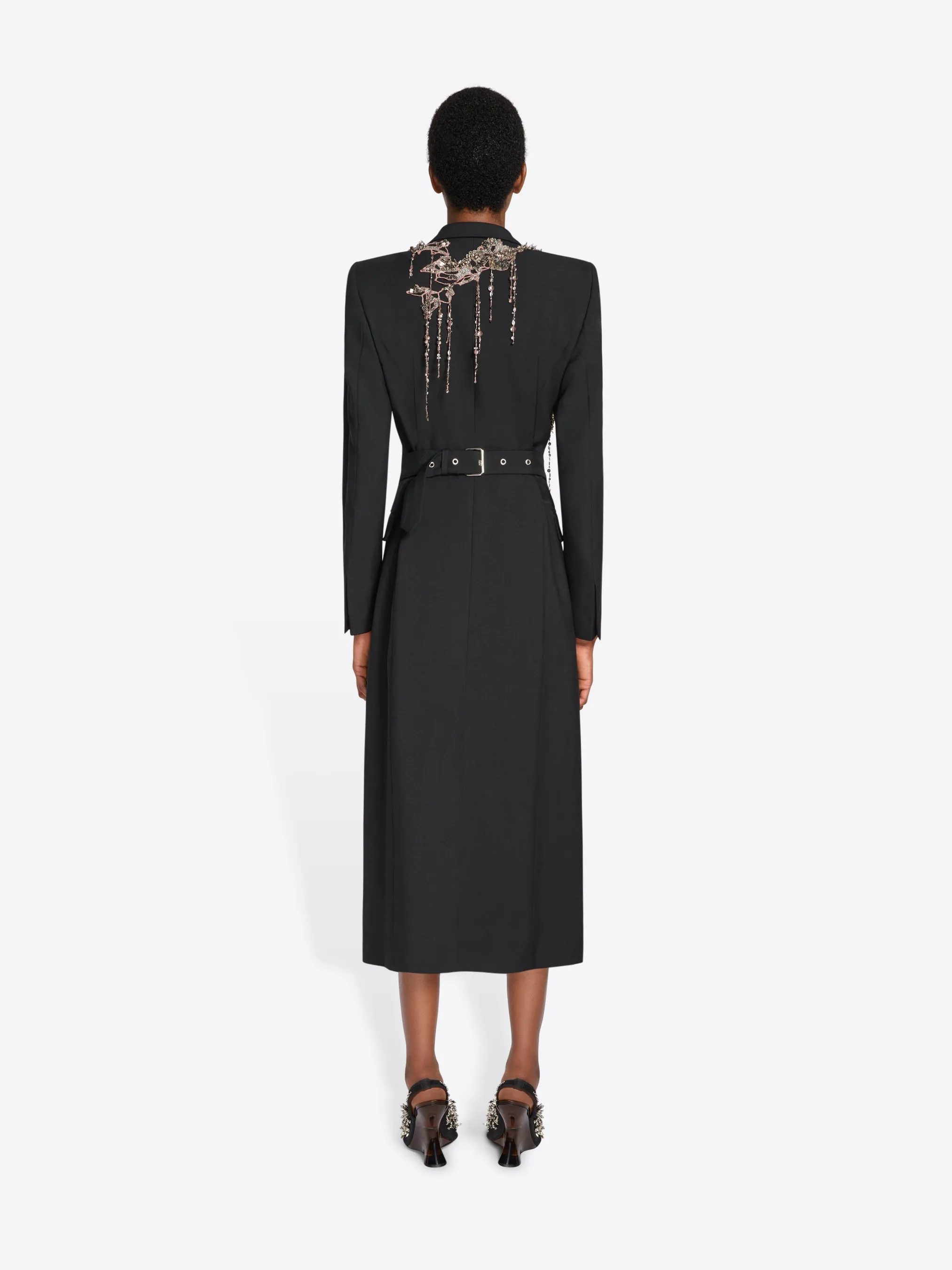 Embellished wool coat sold by Dries Van Noten product image thumbnail 4