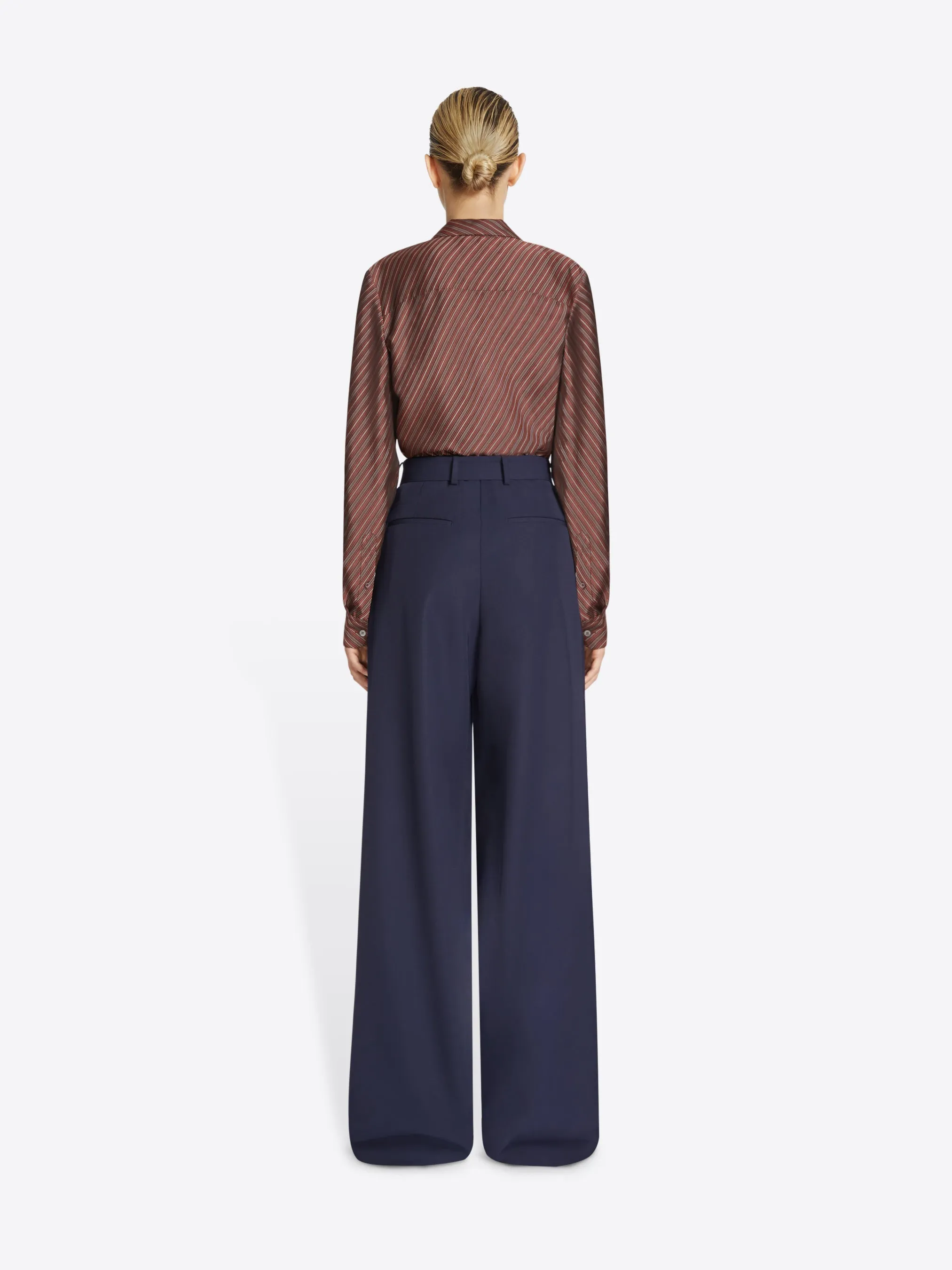 Belted wool trousers sold by Dries Van Noten product image thumbnail 4
