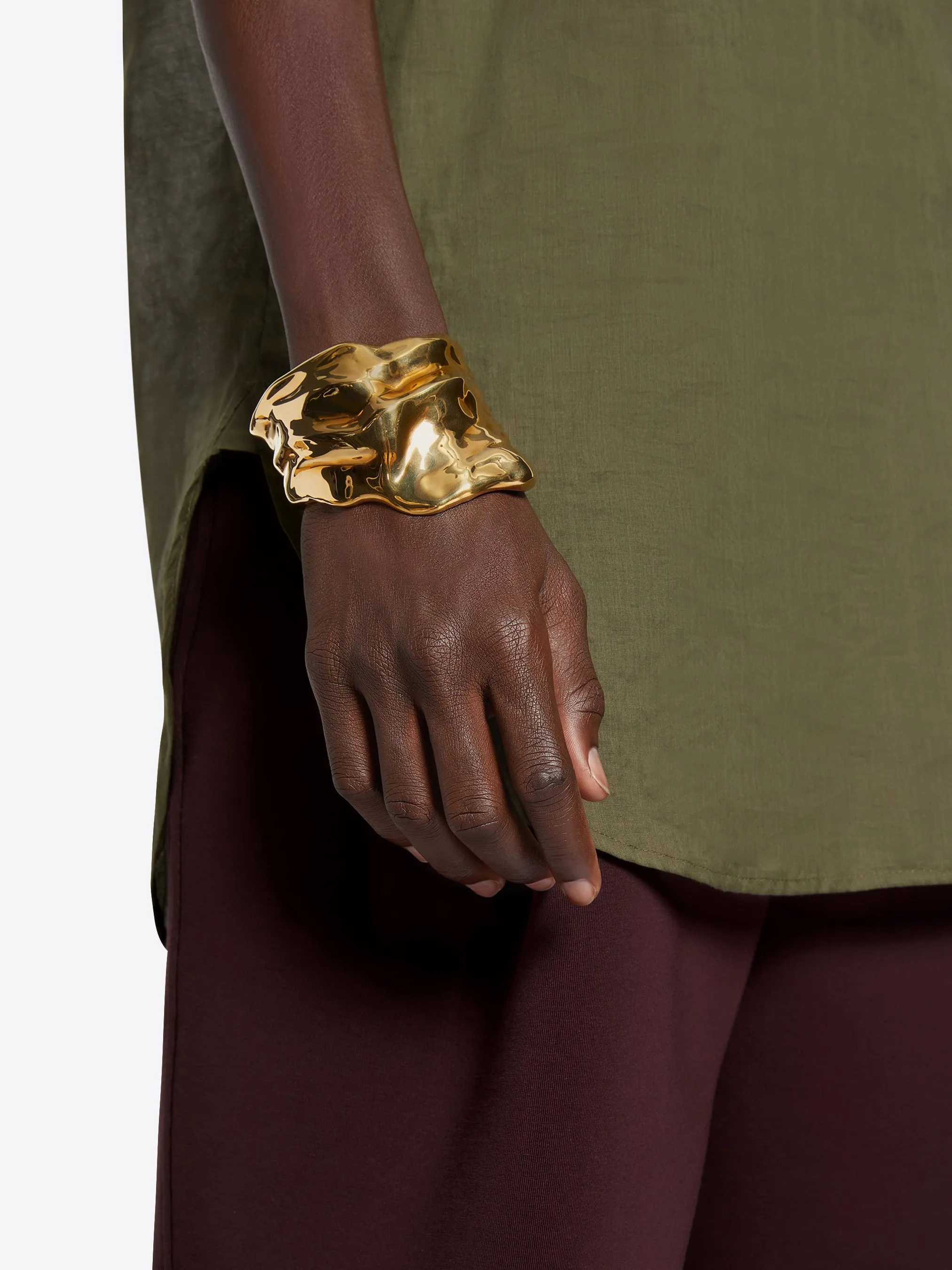 Anatomic cuff bracelet sold by Dries Van Noten product image thumbnail 4