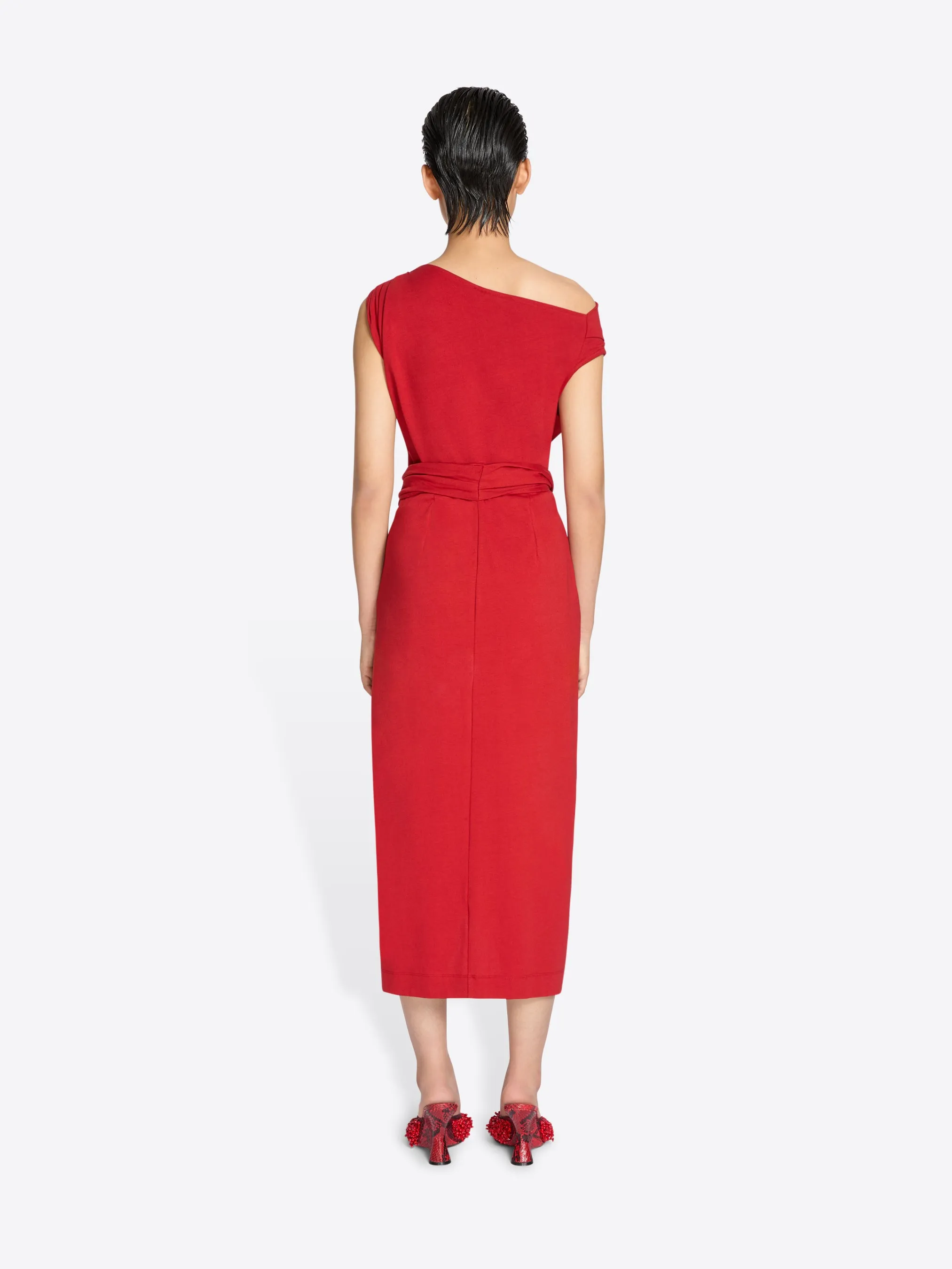Knotted jersey skirt sold by Dries Van Noten product image thumbnail 4