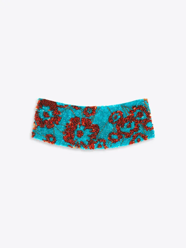 Embroidered cummerbund sold by Dries Van Noten