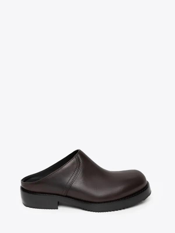 Leather clogs sold by Dries Van Noten
