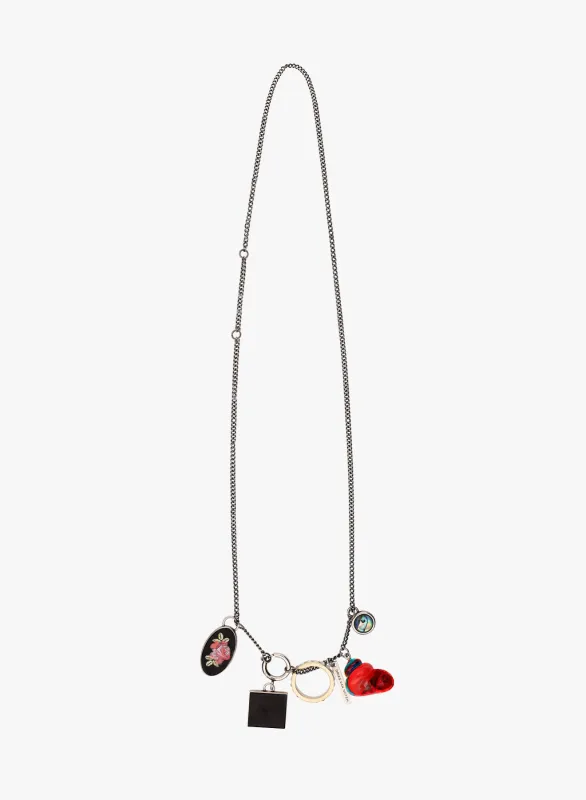 Chain charm necklace sold by Dries Van Noten