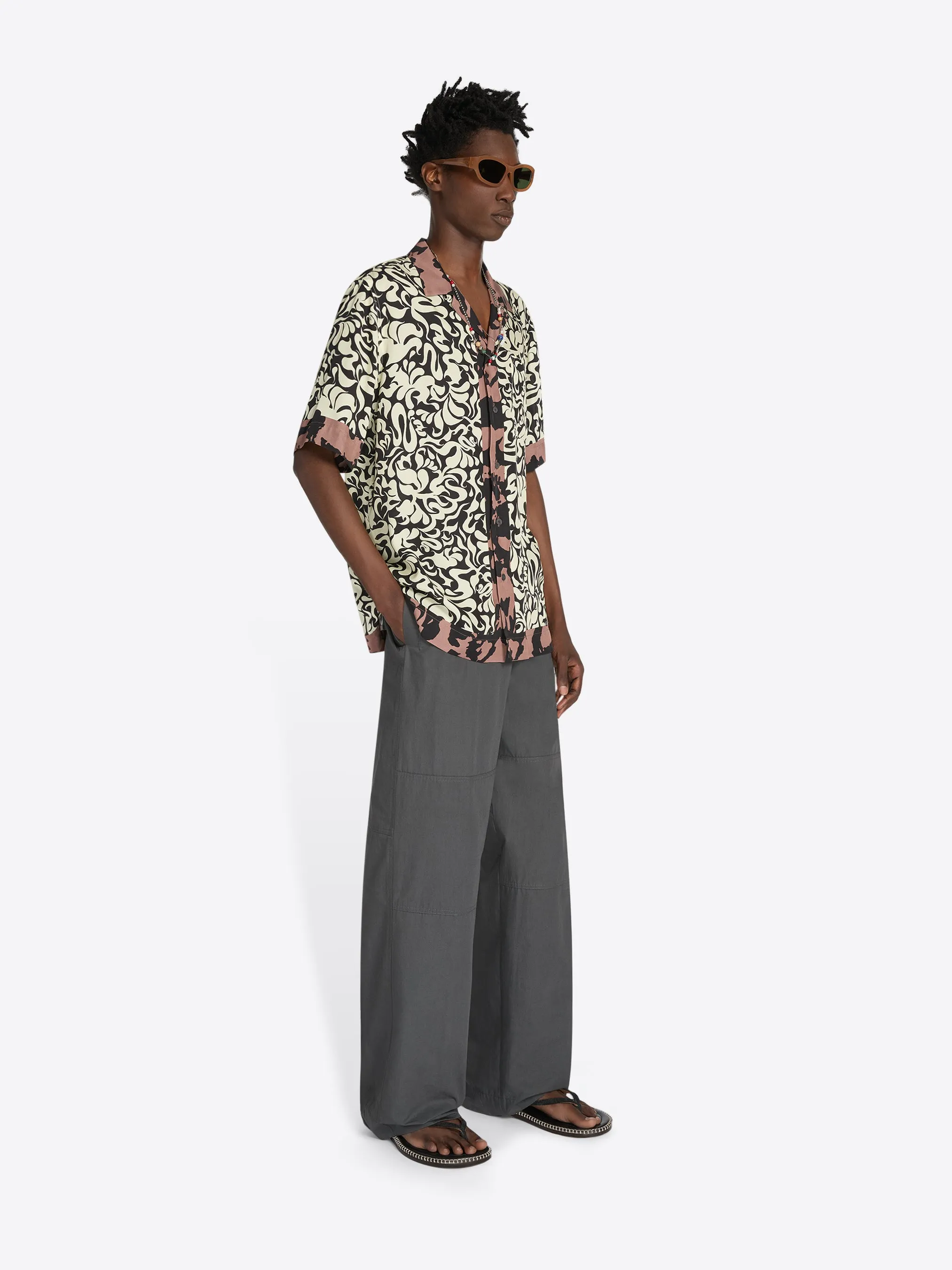 Boxy viscose shirt sold by Dries Van Noten product image thumbnail 3