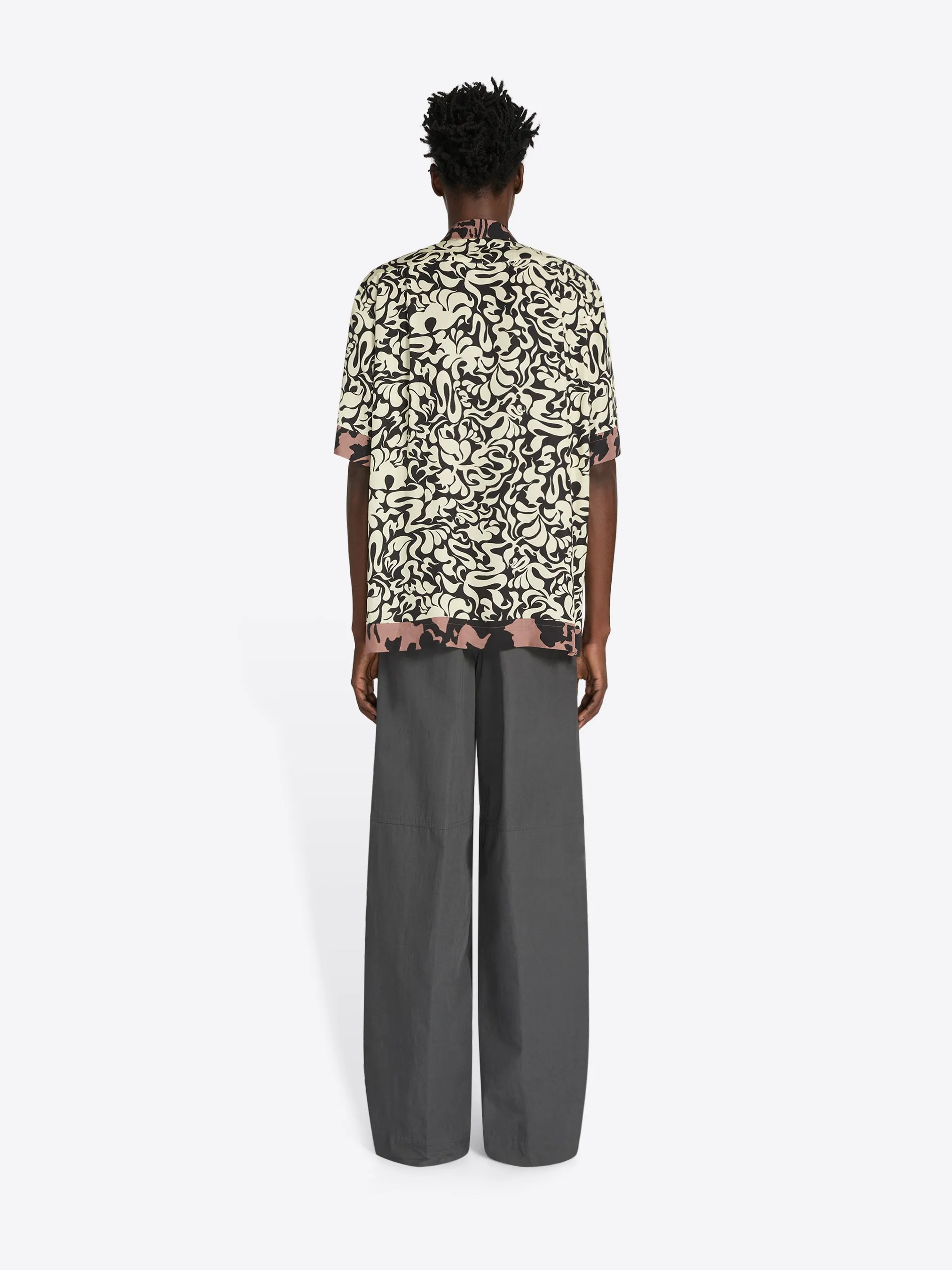 Boxy viscose shirt sold by Dries Van Noten product image thumbnail 4