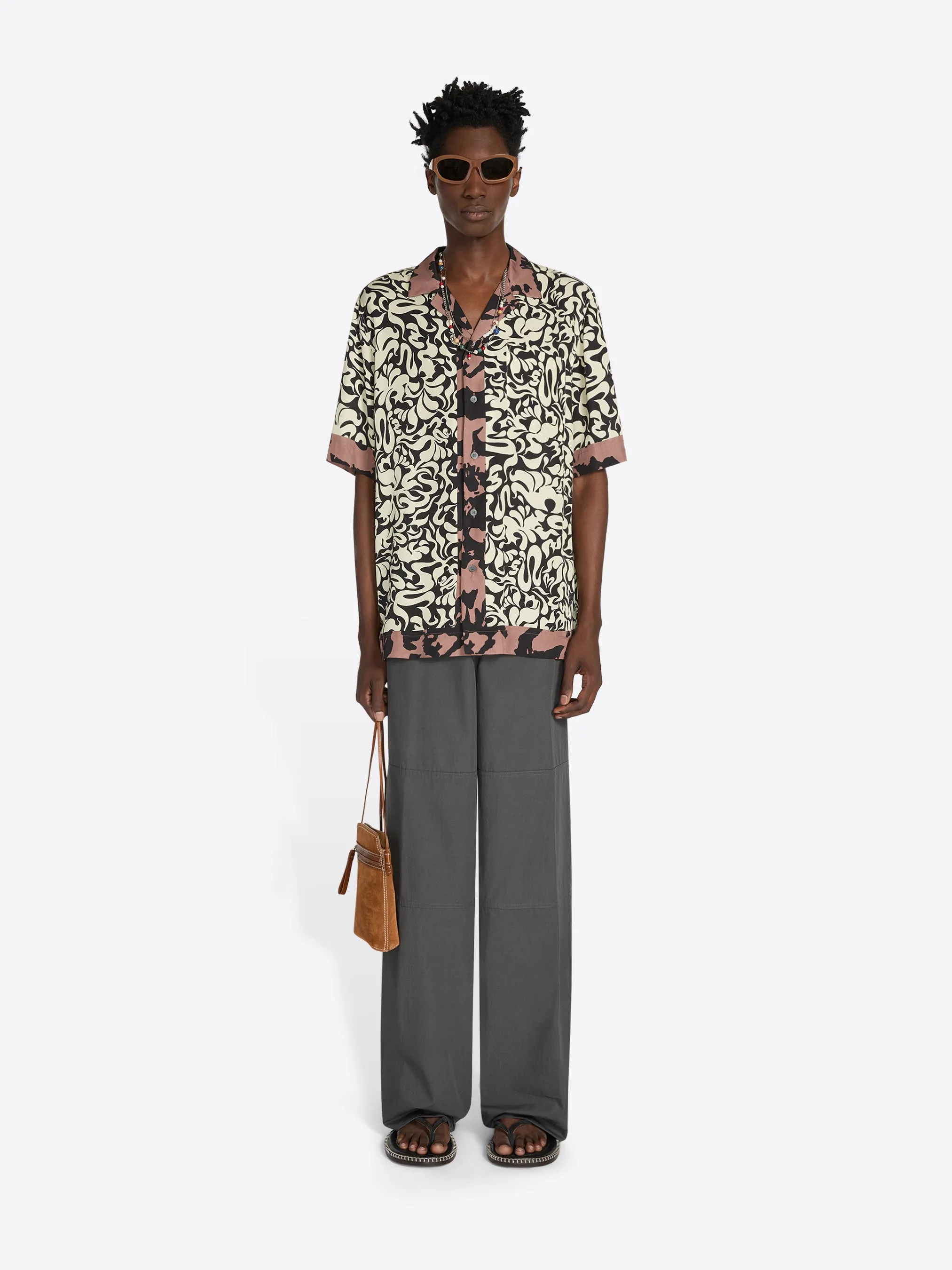 Boxy viscose shirt sold by Dries Van Noten product image thumbnail 2