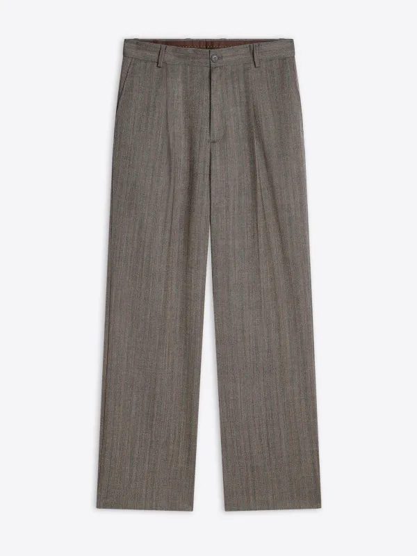 Straight wool pants sold by Dries Van Noten