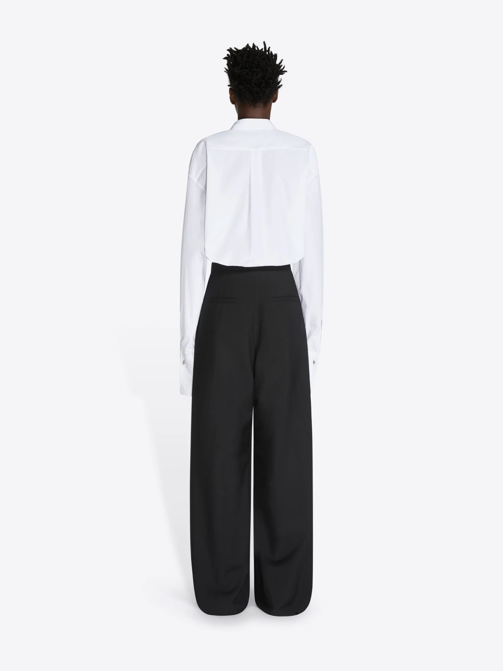 Belted wool mohair pants sold by Dries Van Noten product image thumbnail 4