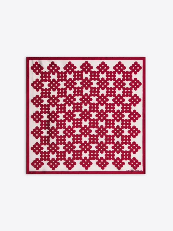 Silk square scarf made by Dries Van Noten