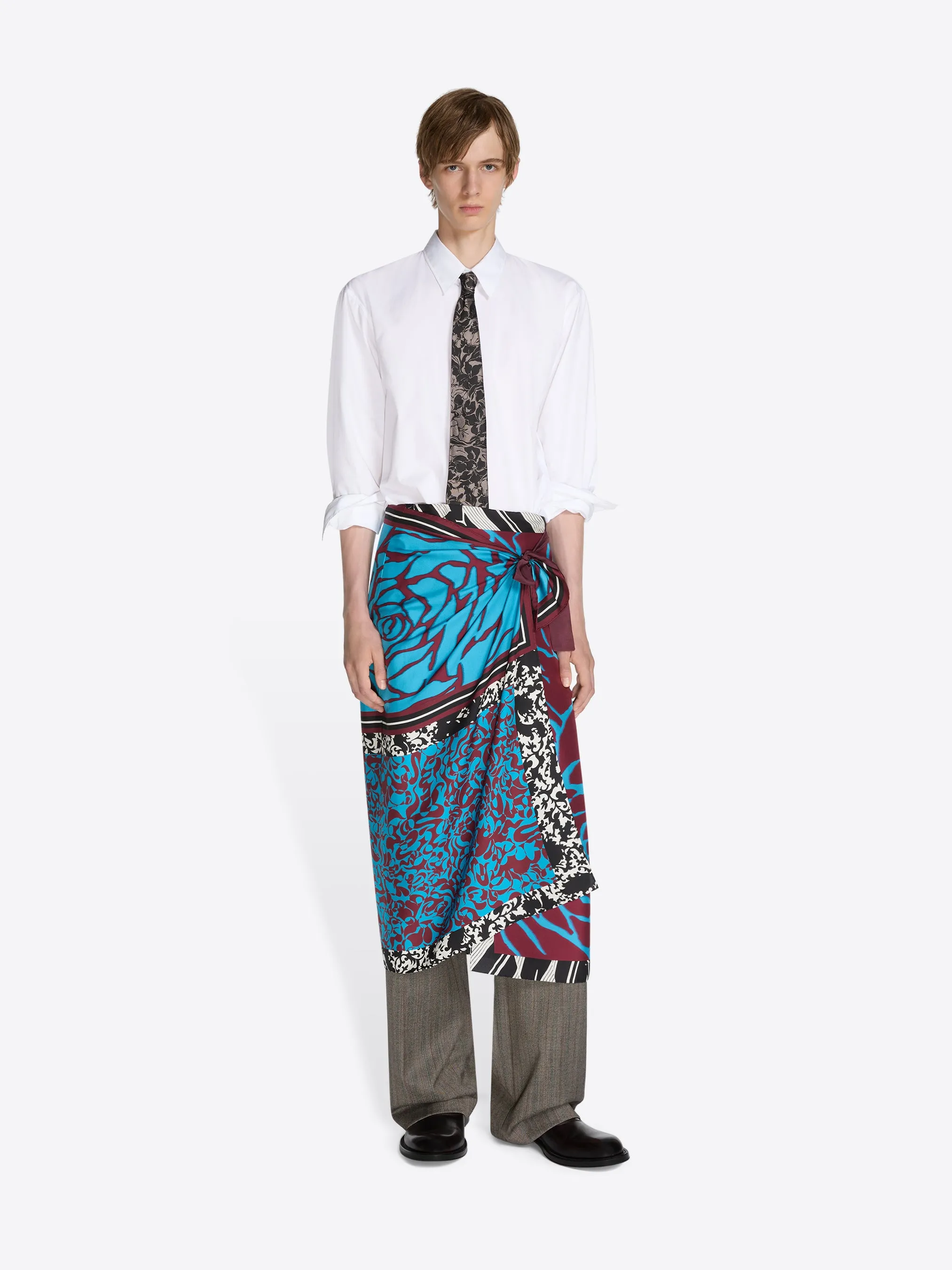 Long wrap scarf-skirt sold by Dries Van Noten product image thumbnail 2