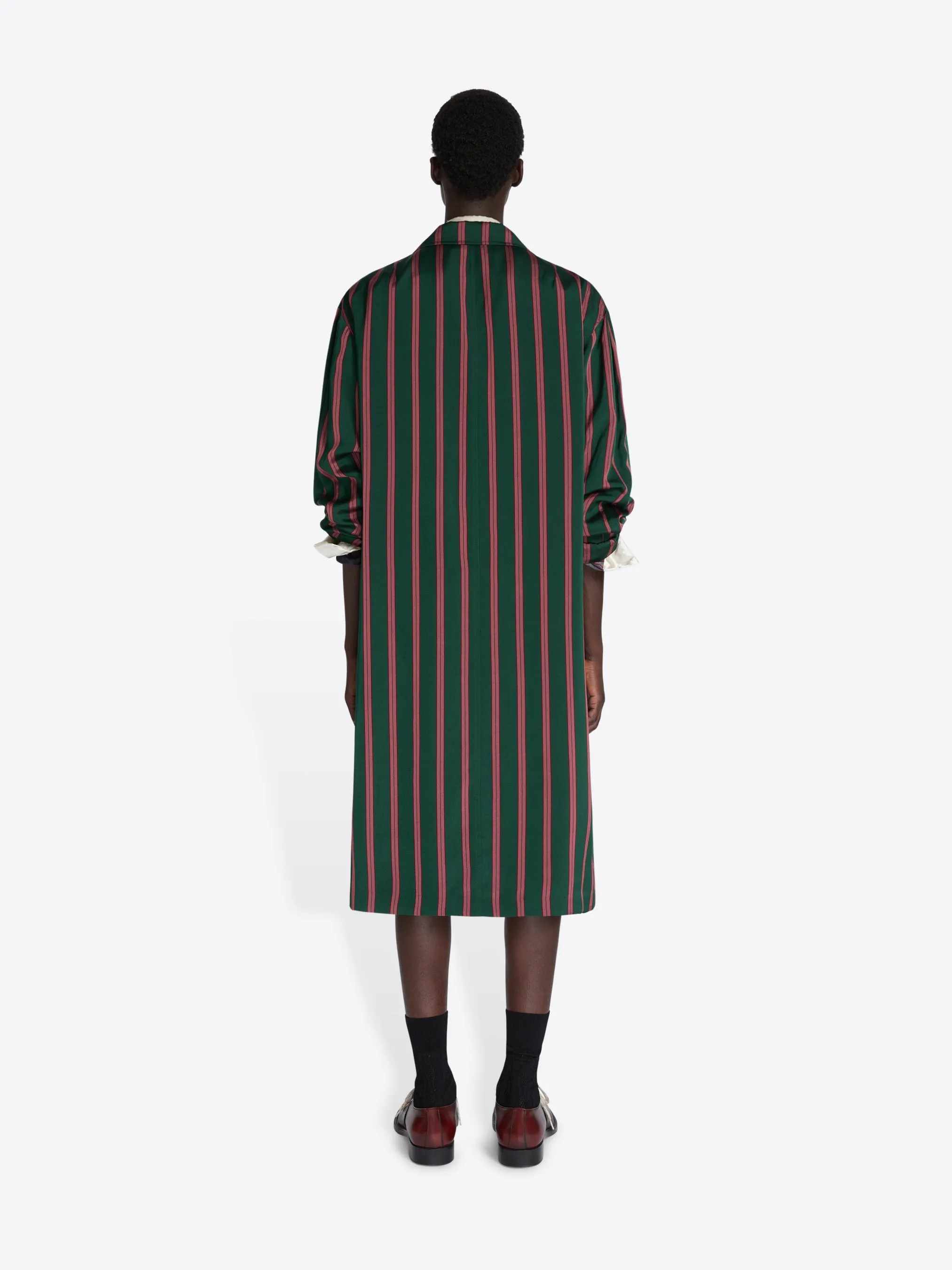 Loose viscose coat sold by Dries Van Noten product image thumbnail 4
