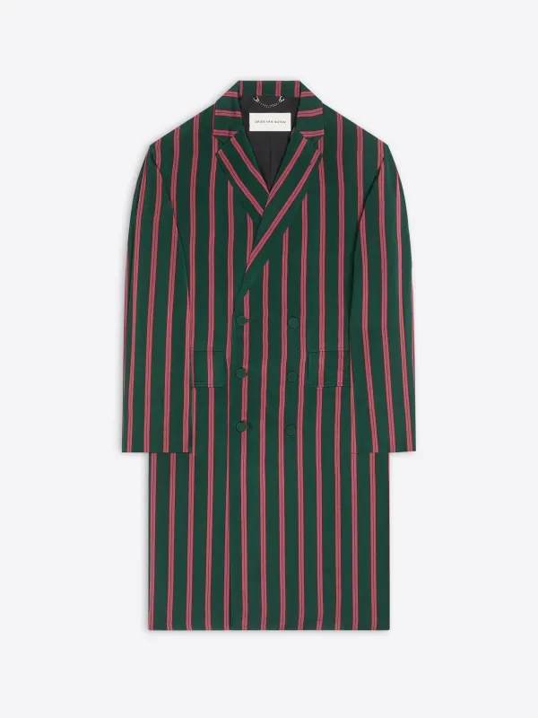 Loose viscose coat sold by Dries Van Noten